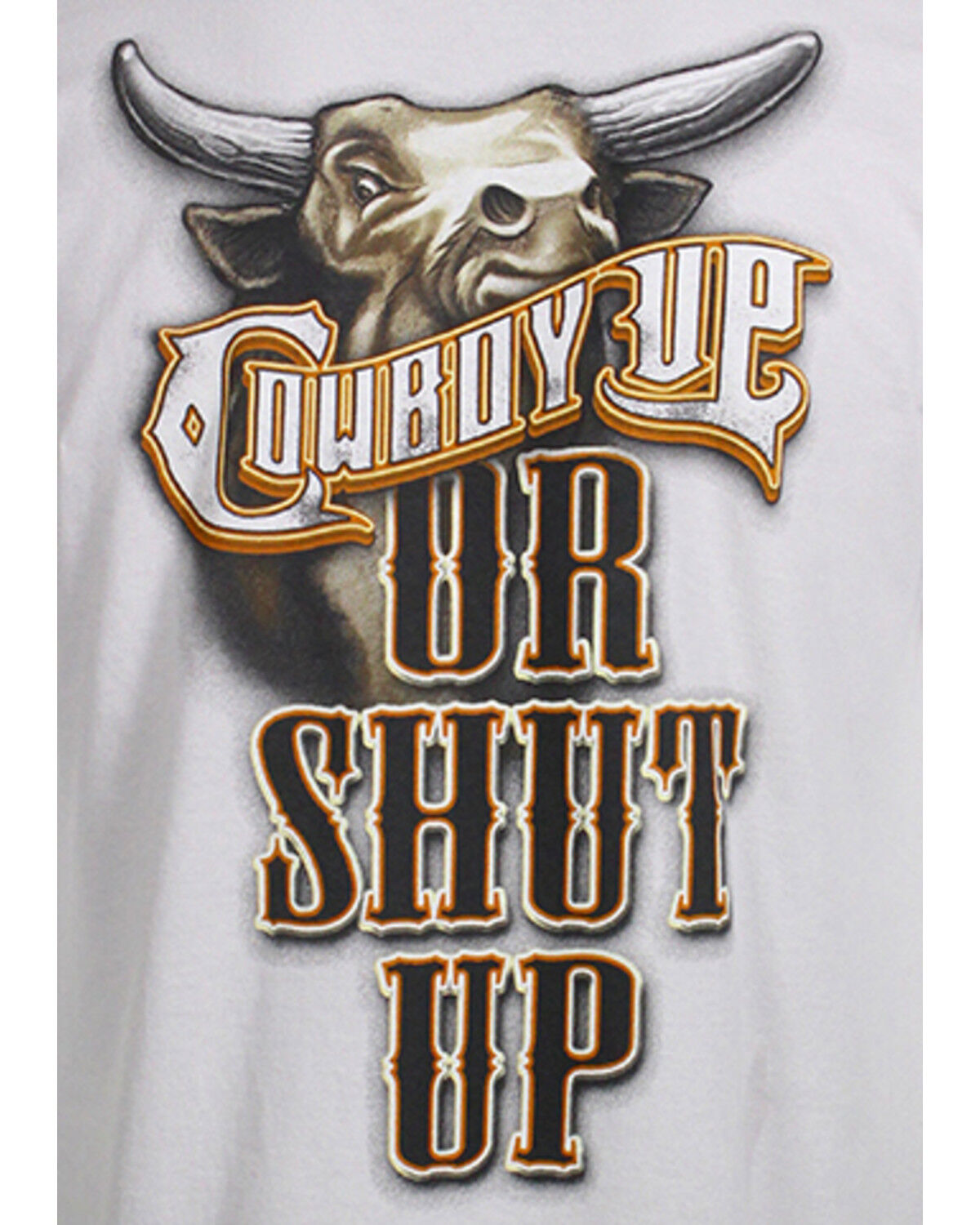 Cowboy Up Men's Cowboy Up or Shut Up Short Sleeve Graphic T-Shirt