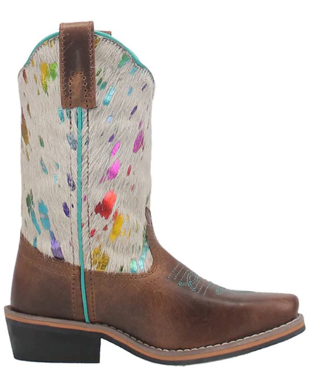 Dan Post Little Girls' Rumi Western Boots - Broad Square Toe