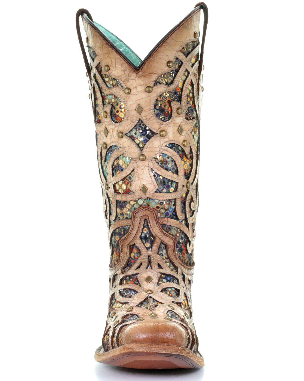 Corral Women's Inlay Western Boots - Square Toe