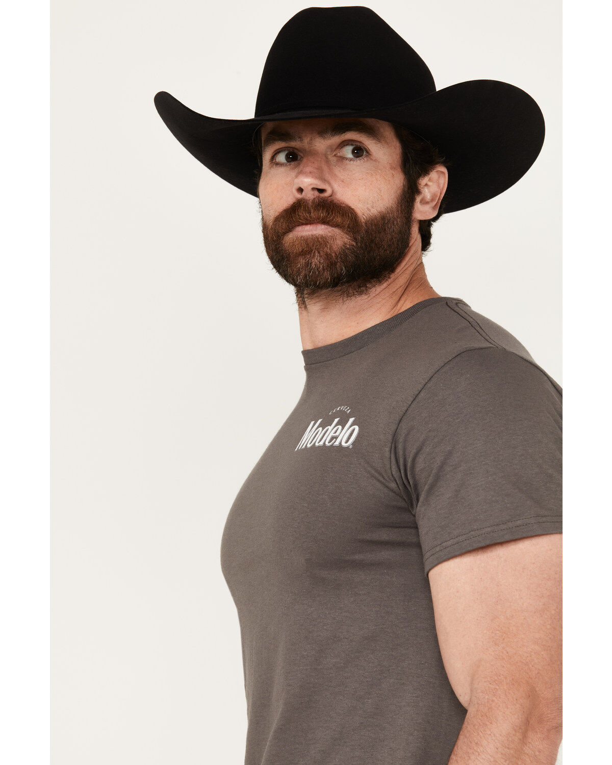 Changes Men's Modelo Fighting Spirit Logo Short Sleeve Graphic T-Shirt