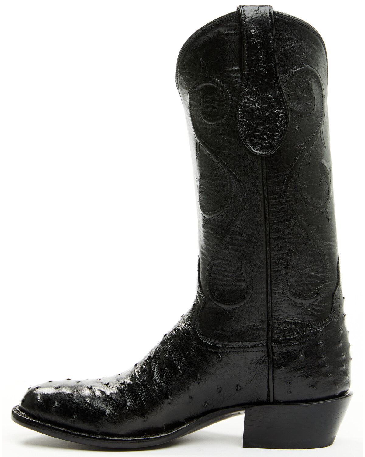 Tony Lama Men's Exotic Full Quill Ostrich Western Boots - Round Toe