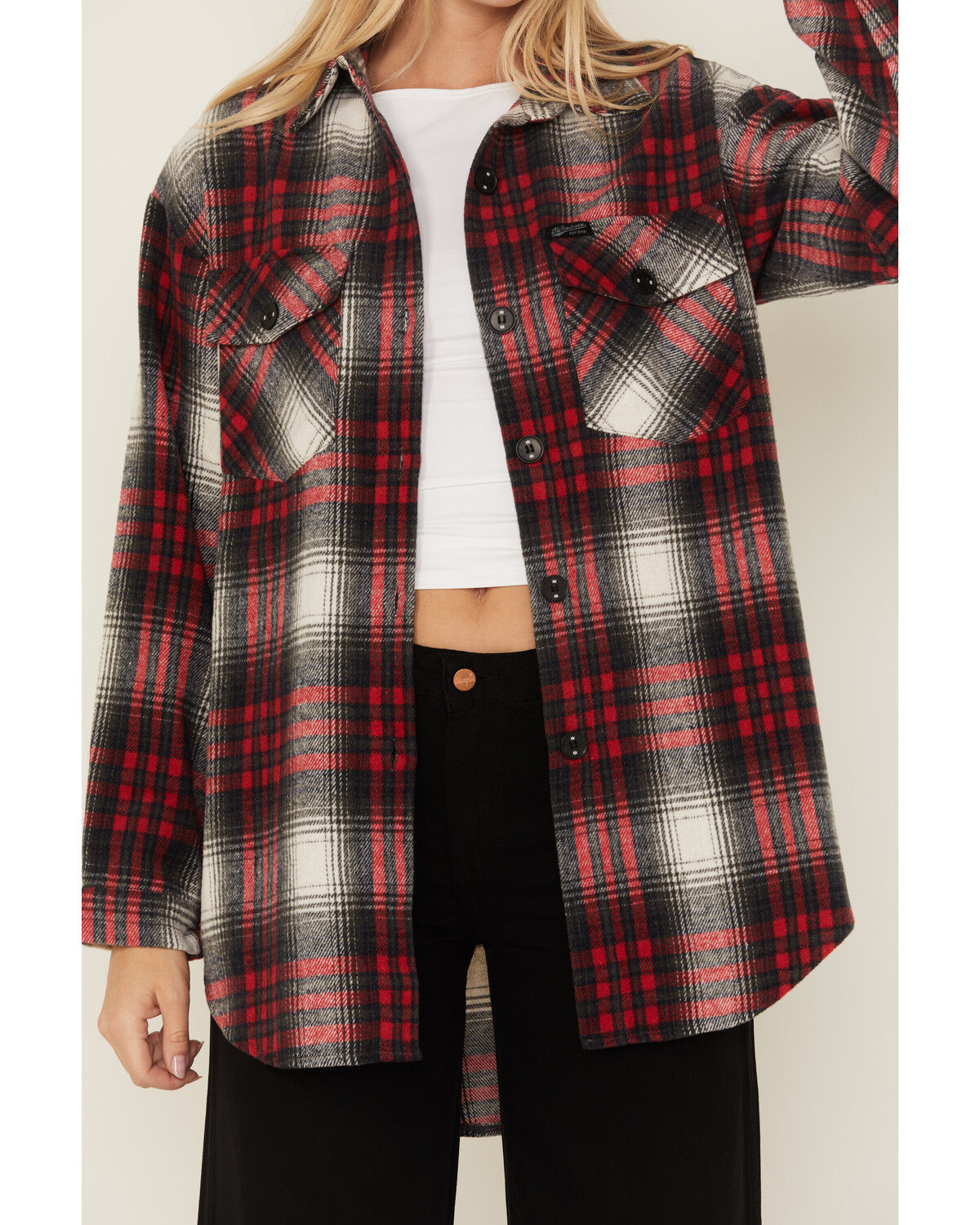 STS Ranchwear by Carroll Women's Bailey Plaid Print Button-Down Shacket