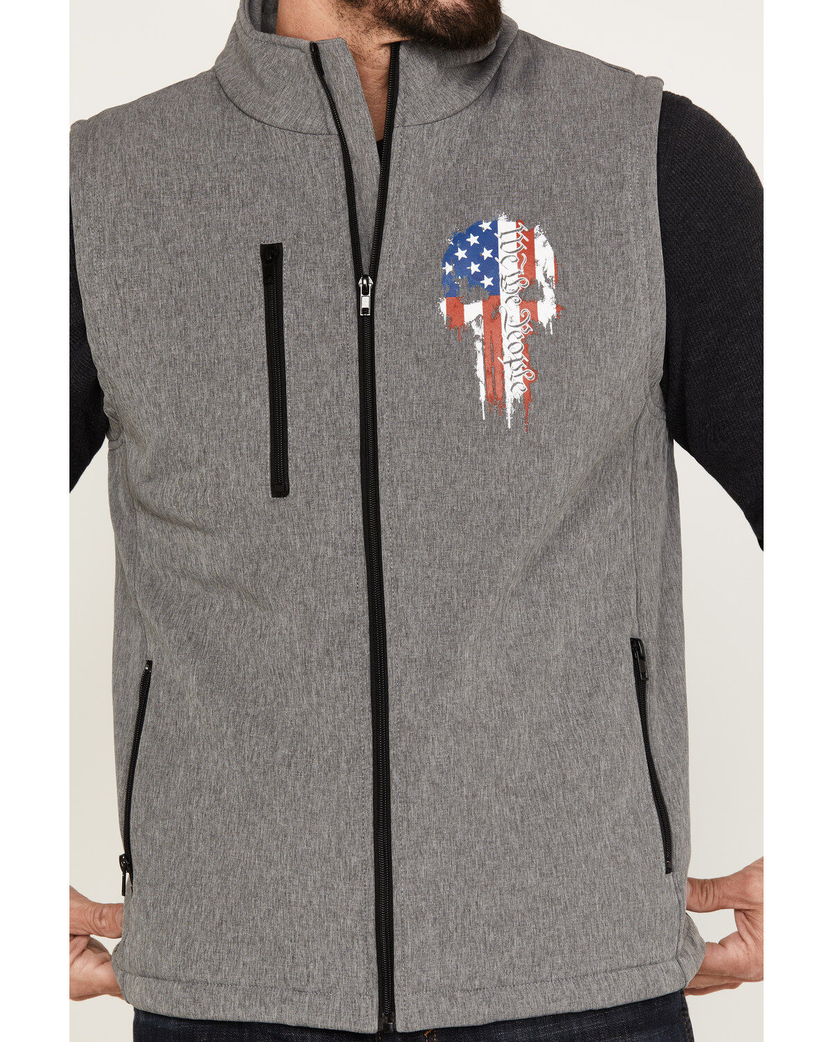 Howitzer Men's Skull Bonded Vest