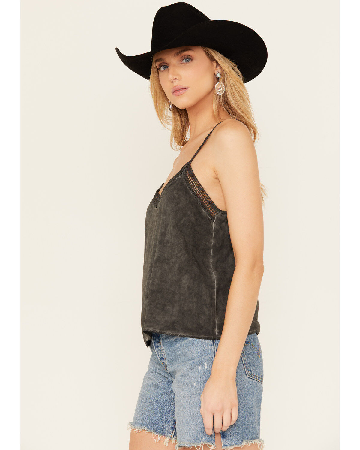 Wild Moss Women's Lace Trim Cami