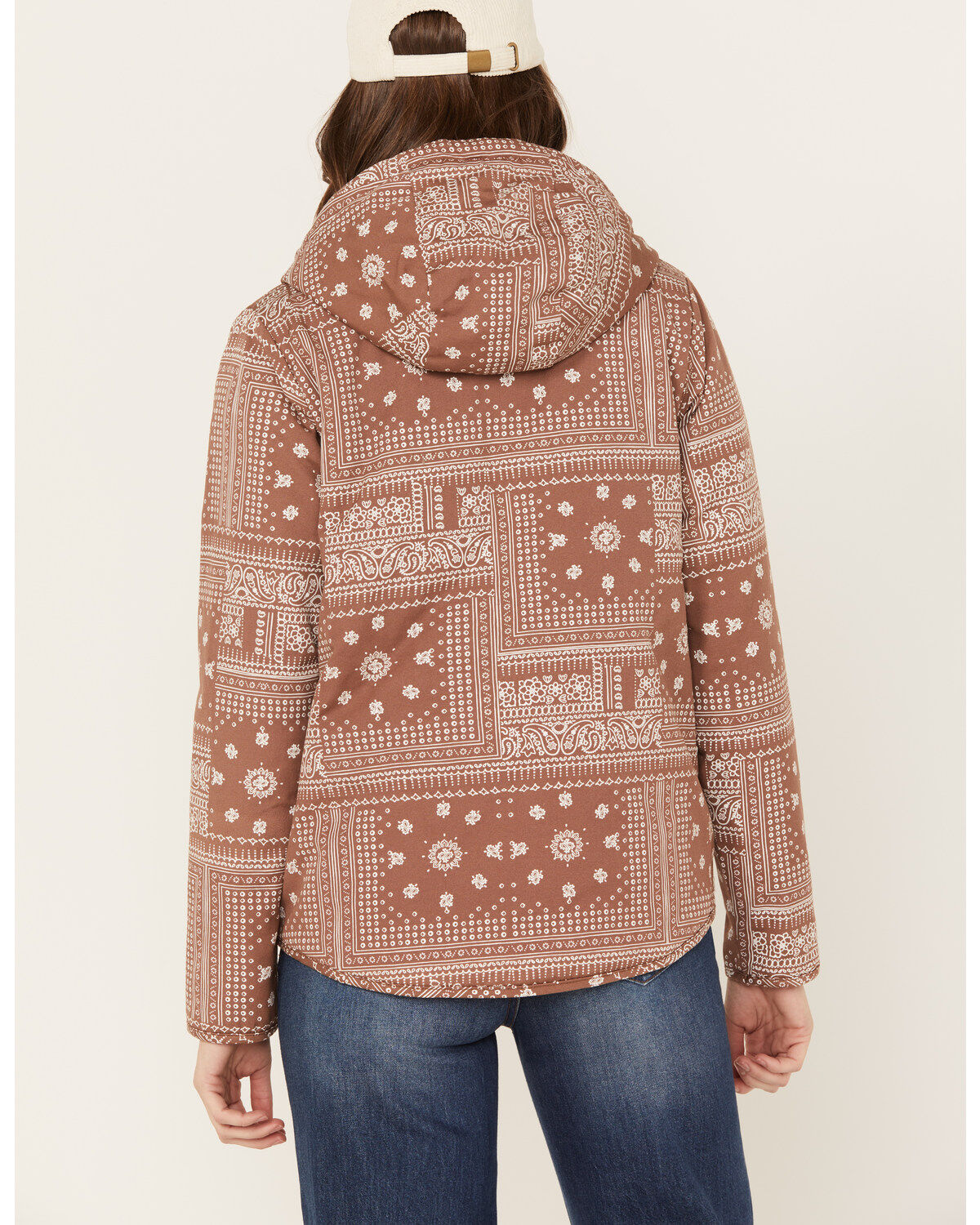 Kavu Women's Floral & Paisley Bandana Print Delmont Jacket