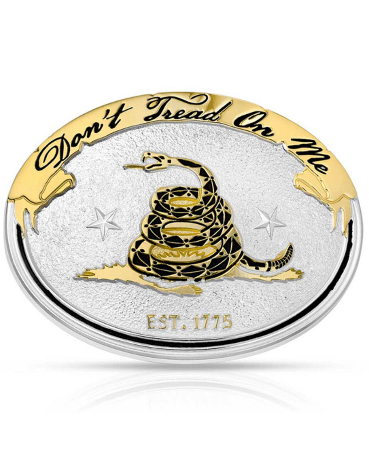 Montana Silversmiths Men's Liberty Don't Tread On Me Belt Buckle