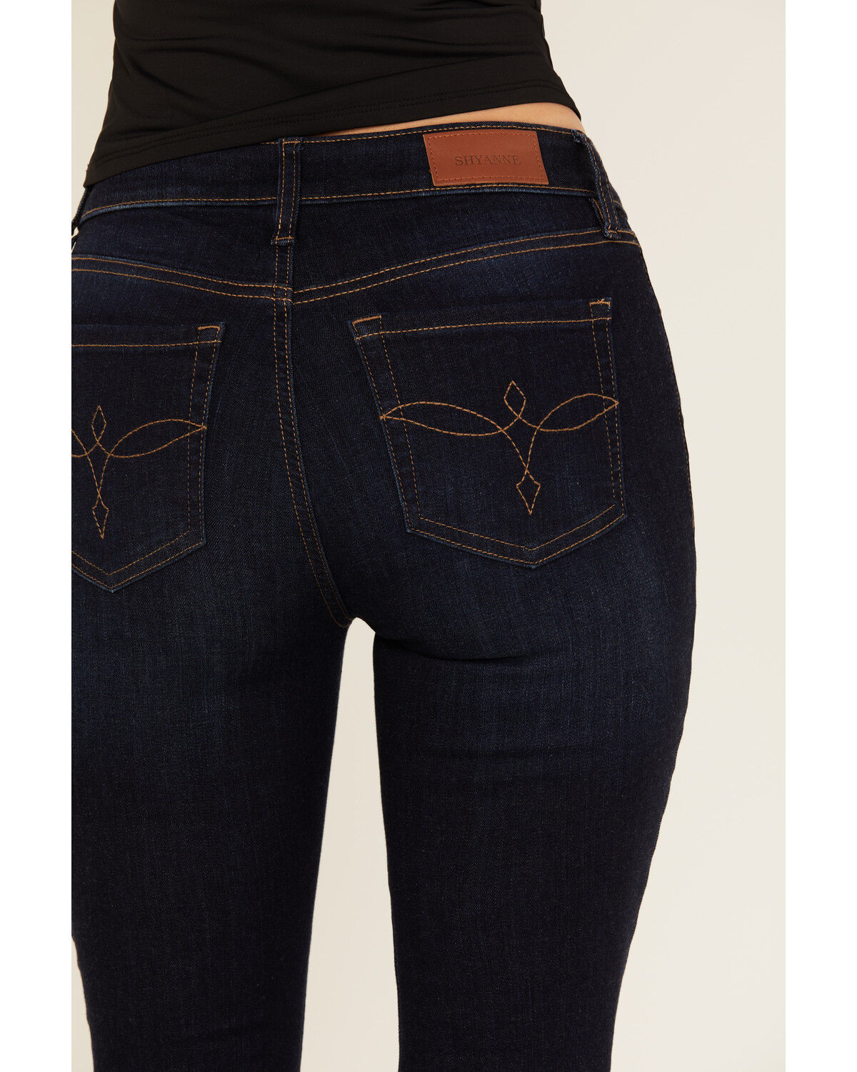 Shyanne Women's Flint Dark Wash Bootcut Stretch Denim Jeans