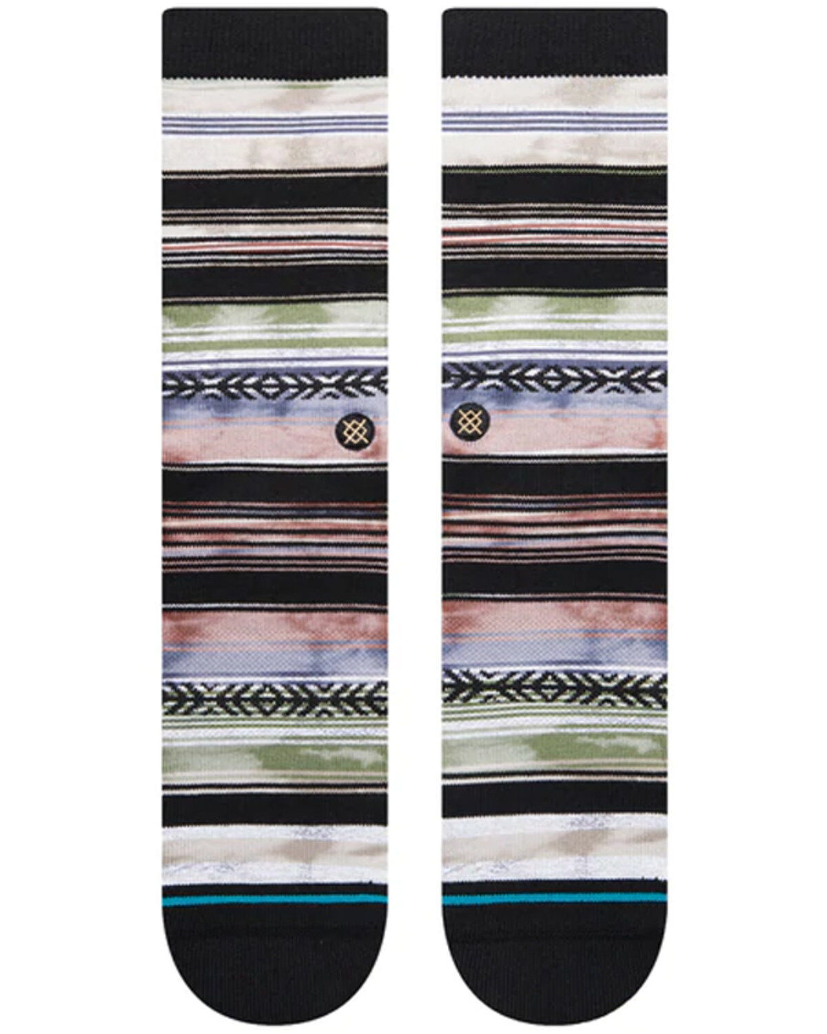 Stance Men's Reykir Geo Stripe Crew Socks