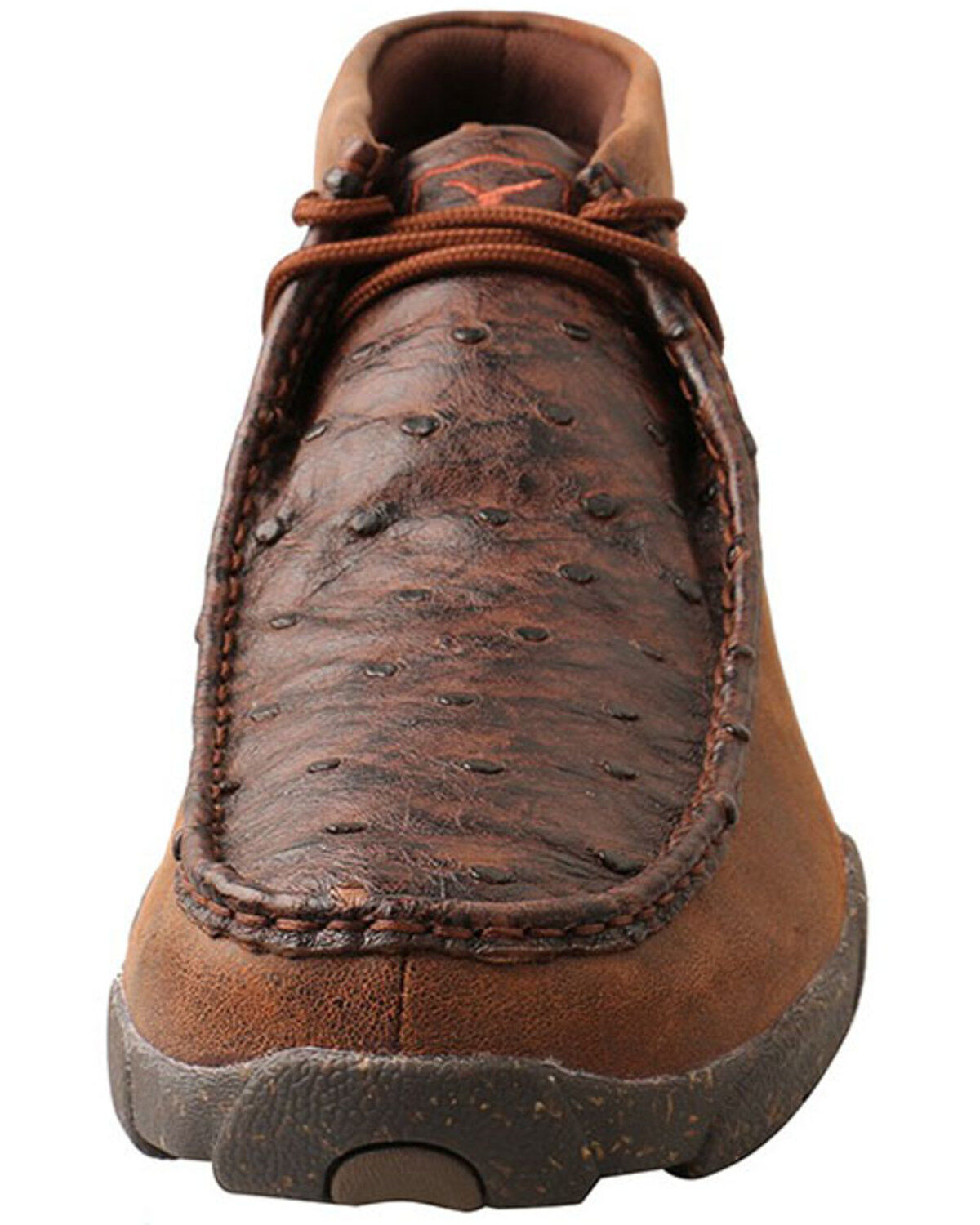 Twisted X Men's Ostrich Chukka Shoes - Moc Toe