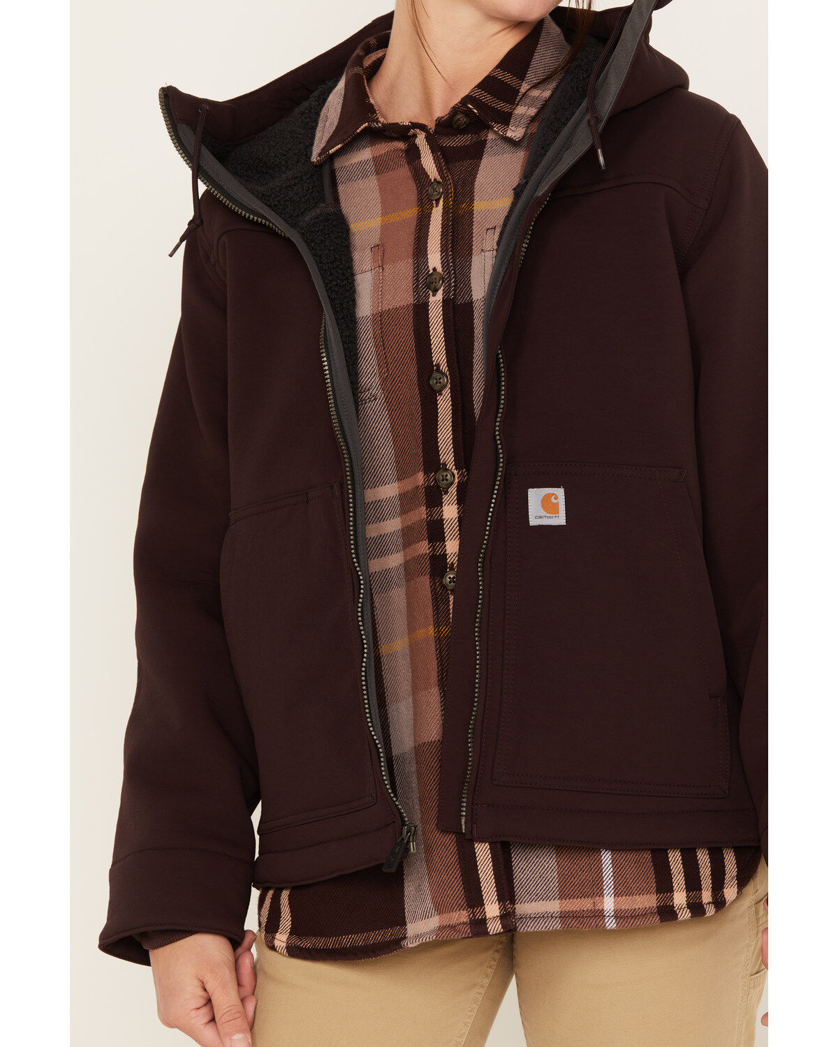 Carhartt Women's Super DuX™ Relaxed Fit Sherpa-Lined Active Jacket