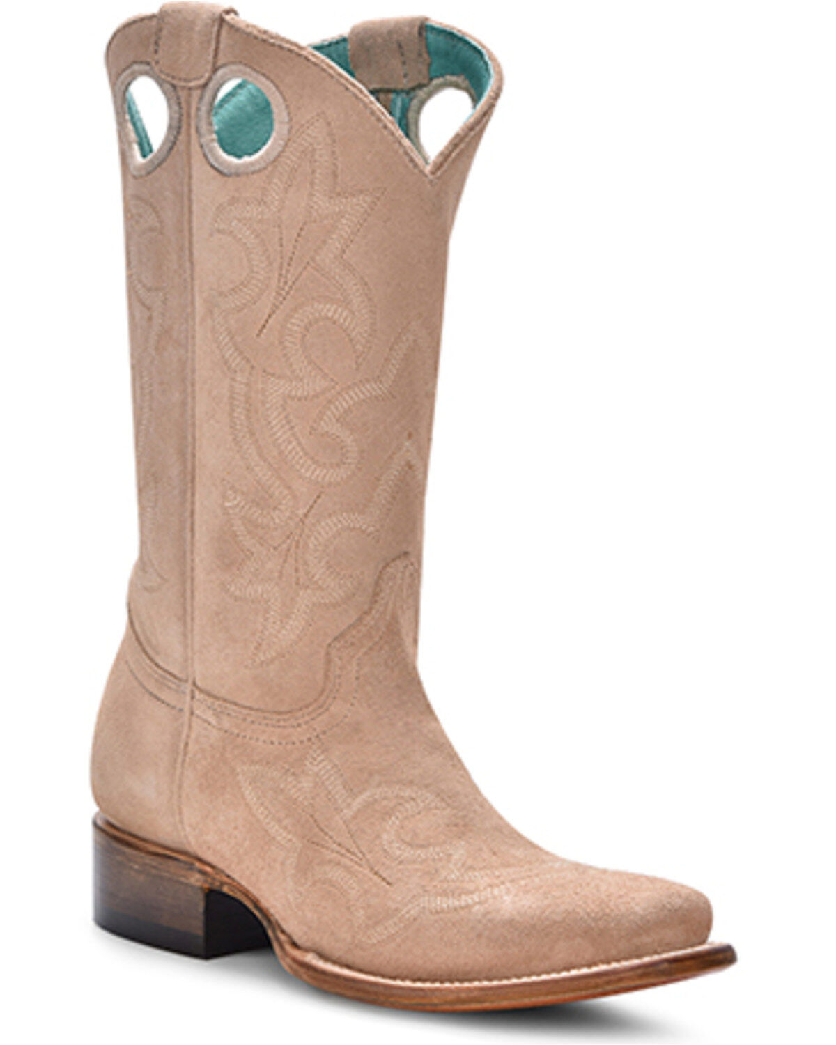 Corral Girls' Suede Western Boots - Square Toe