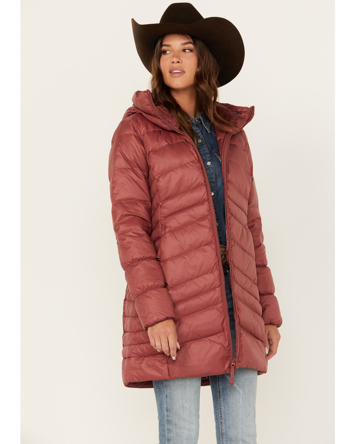 Columbia Women's Autumn Park® Down Hooded Mid Jacket