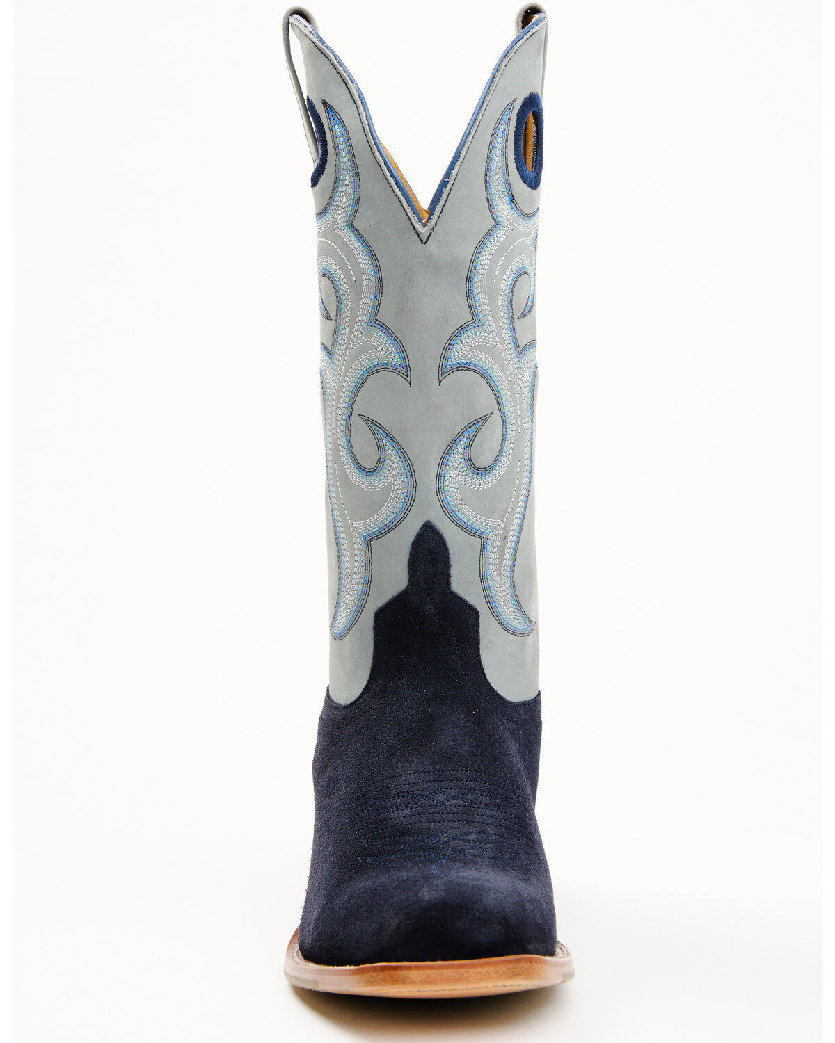 Horse Power Men's Marine Roughout Western Boots - Broad Square Toe