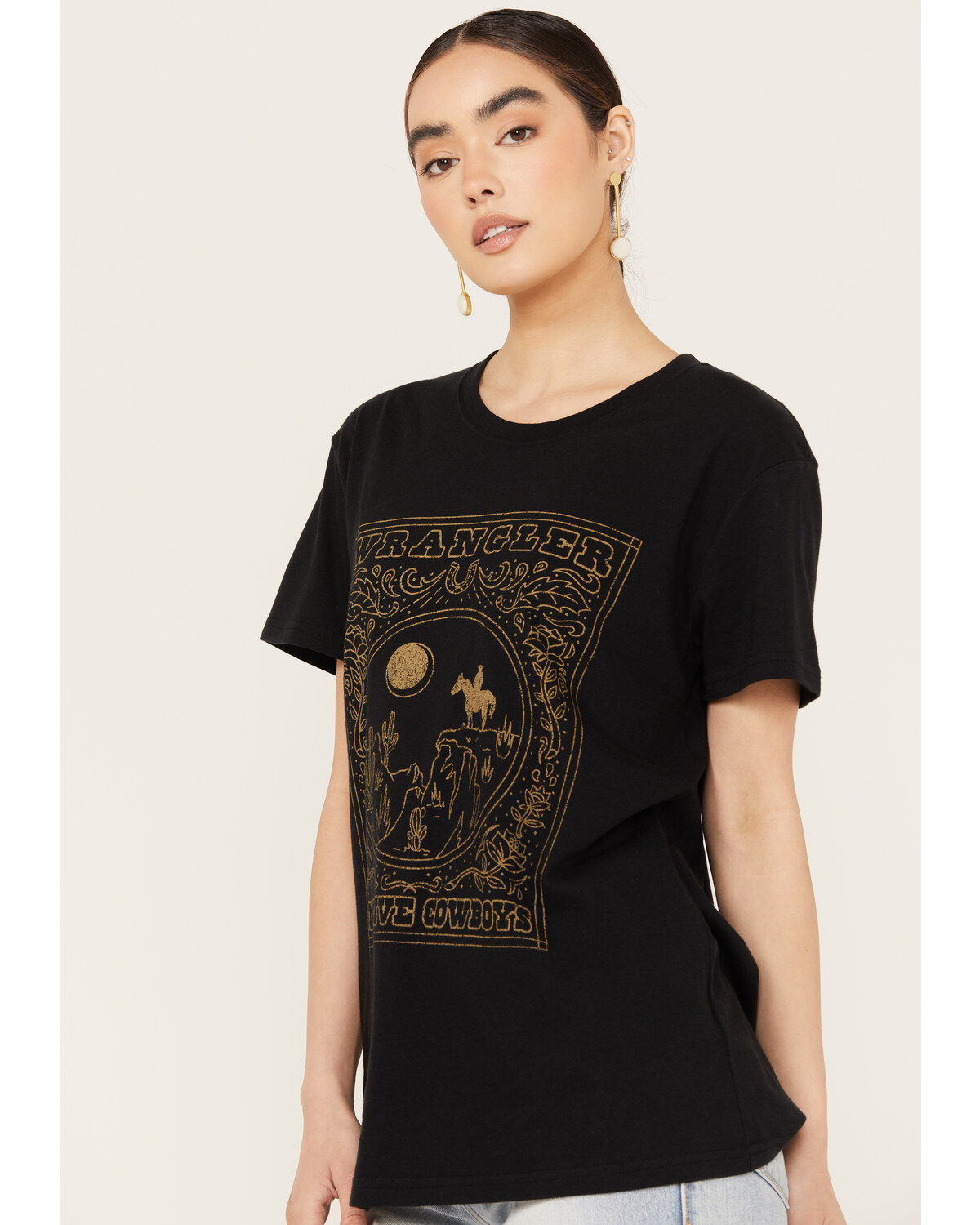 Wrangler Women's Desert Scene Short Sleeve Graphic Tee