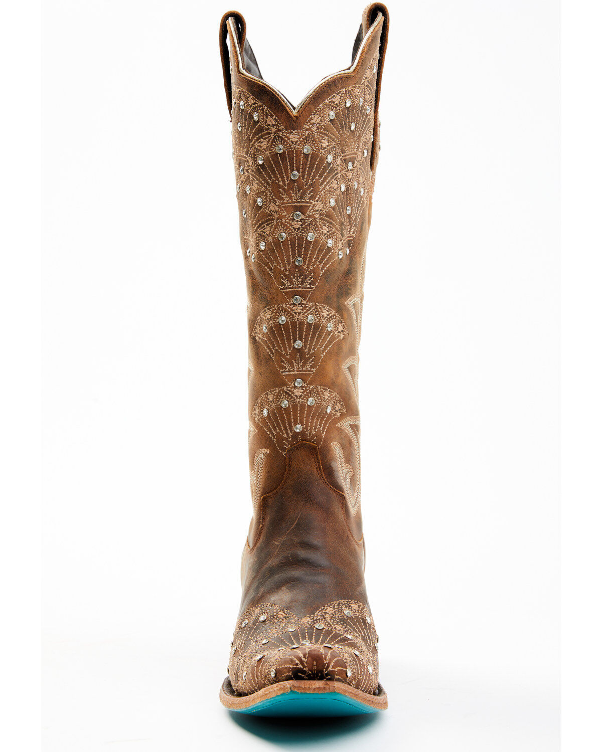 Boot Barn X Lane Women's Exclusive Calypso Leather Western Bridal Boots - Snip Toe