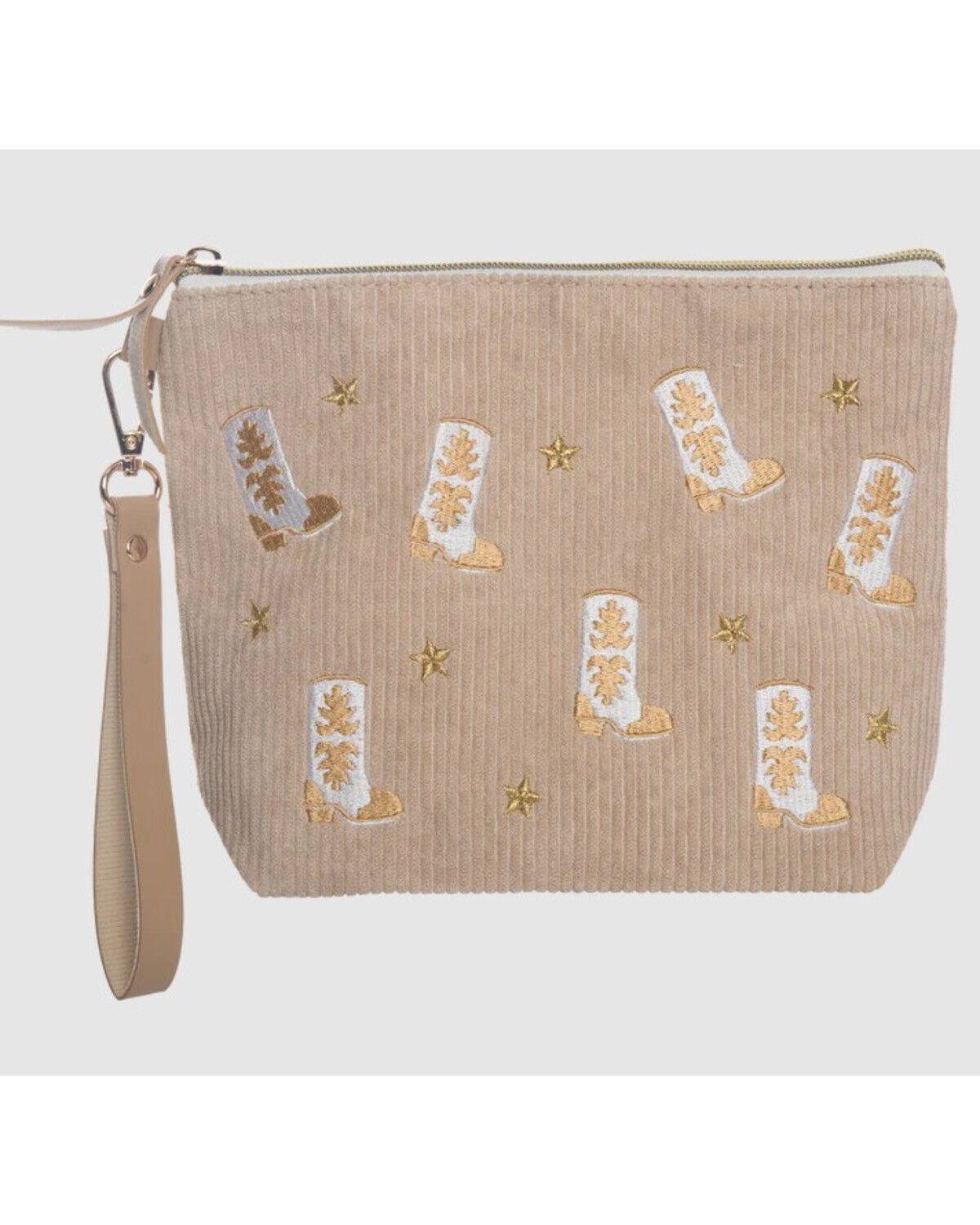 Totalee Gifts Cowboy Boot Corduroy Bag