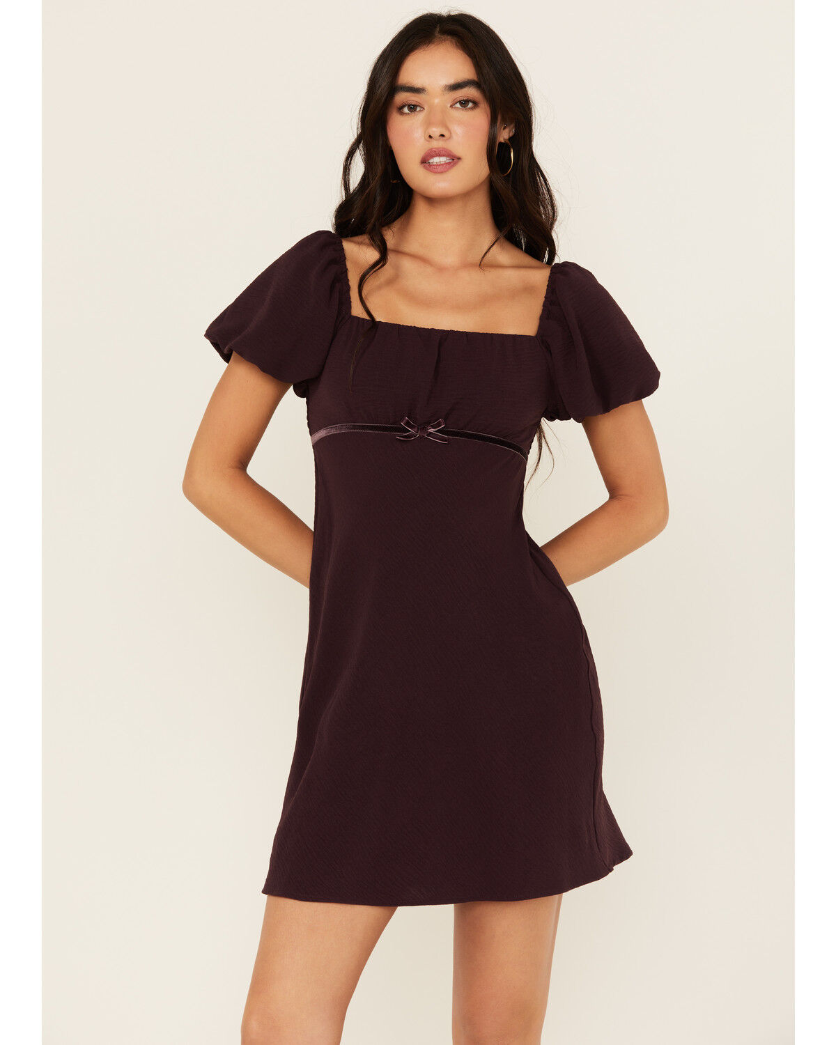 Originality Women's Emma Bow Mini Dress