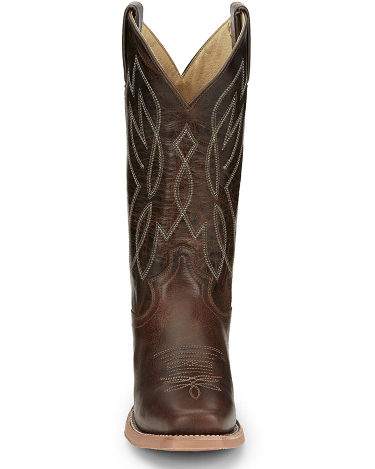 Justin Women's Mayberry Umber Western Boots - Square Toe