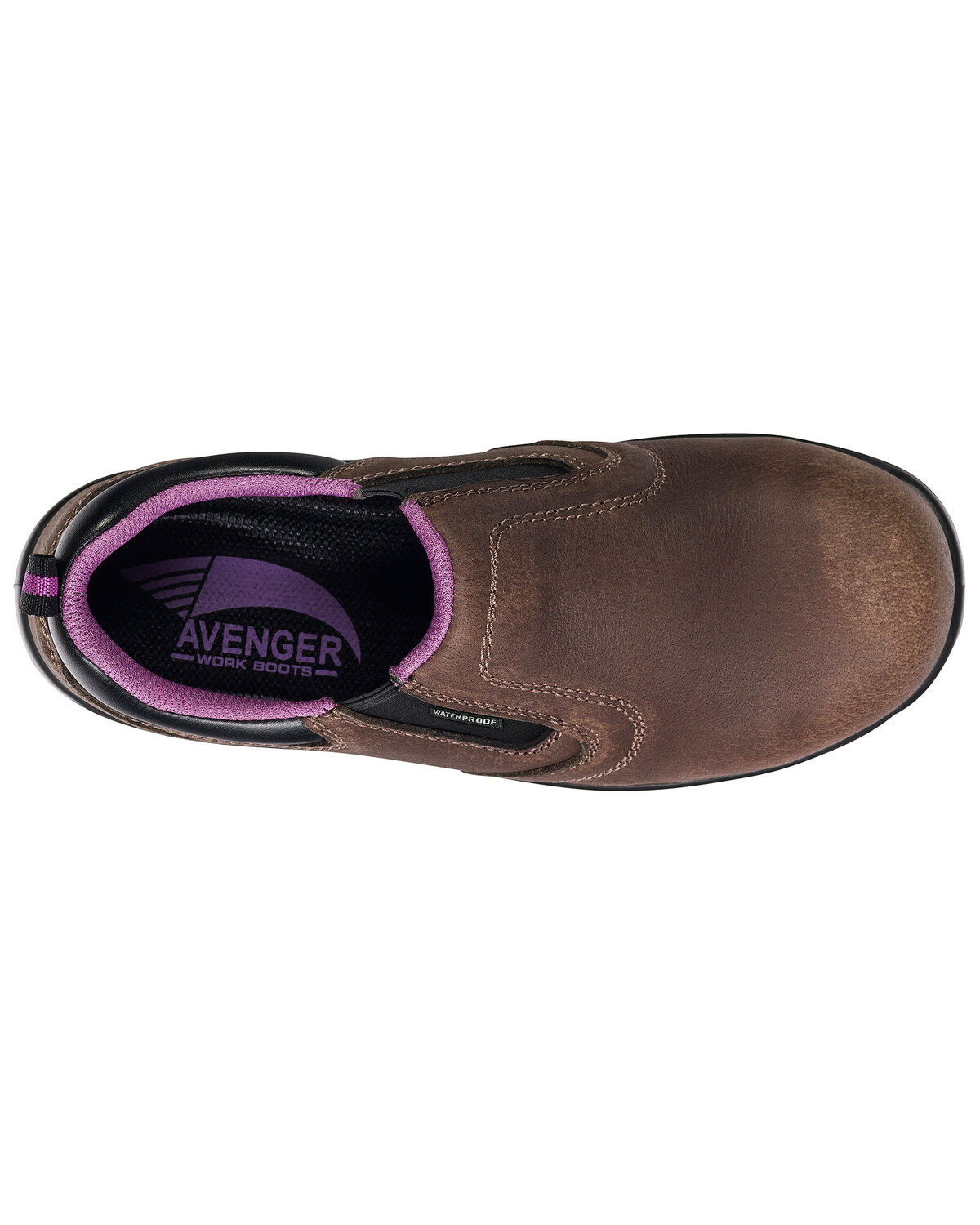 Avenger Women's Waterproof Oxford Work Shoes - Composite Toe