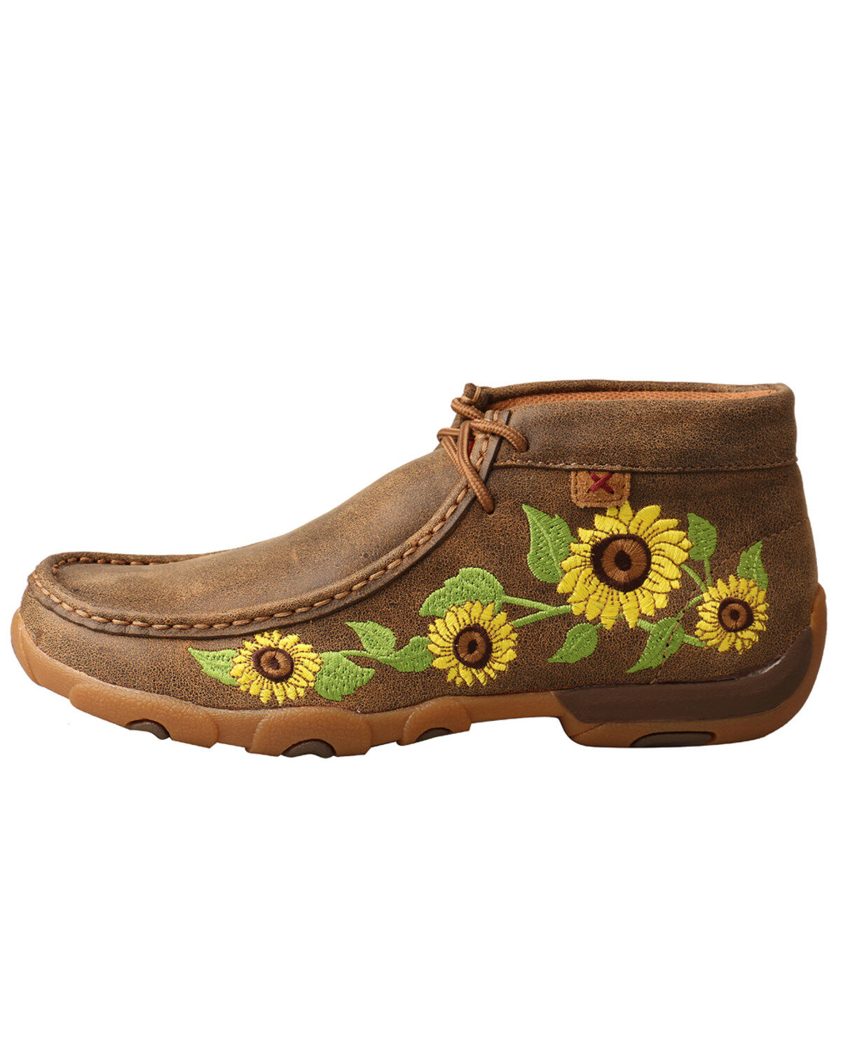 Twisted X Women's Sunflower Chukka Driving Shoes - Moc Toe