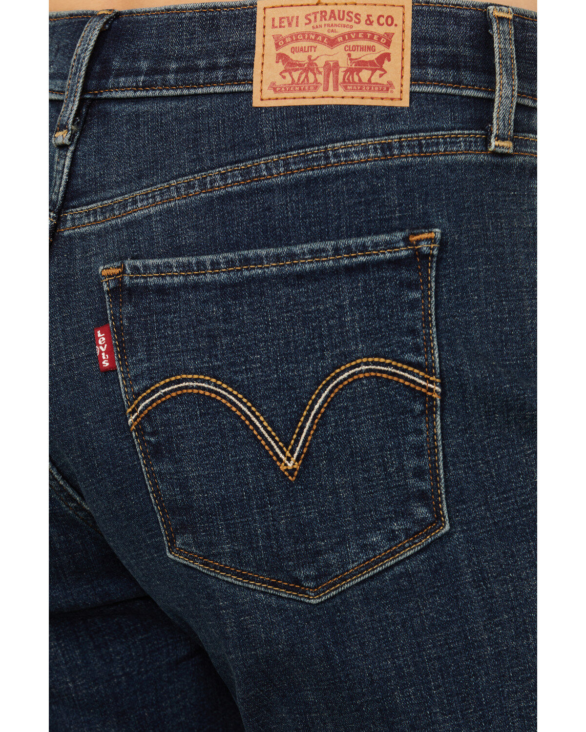 Levi's Women's Lapis Medium Wash Classic Bootcut Stretch Denim Jeans