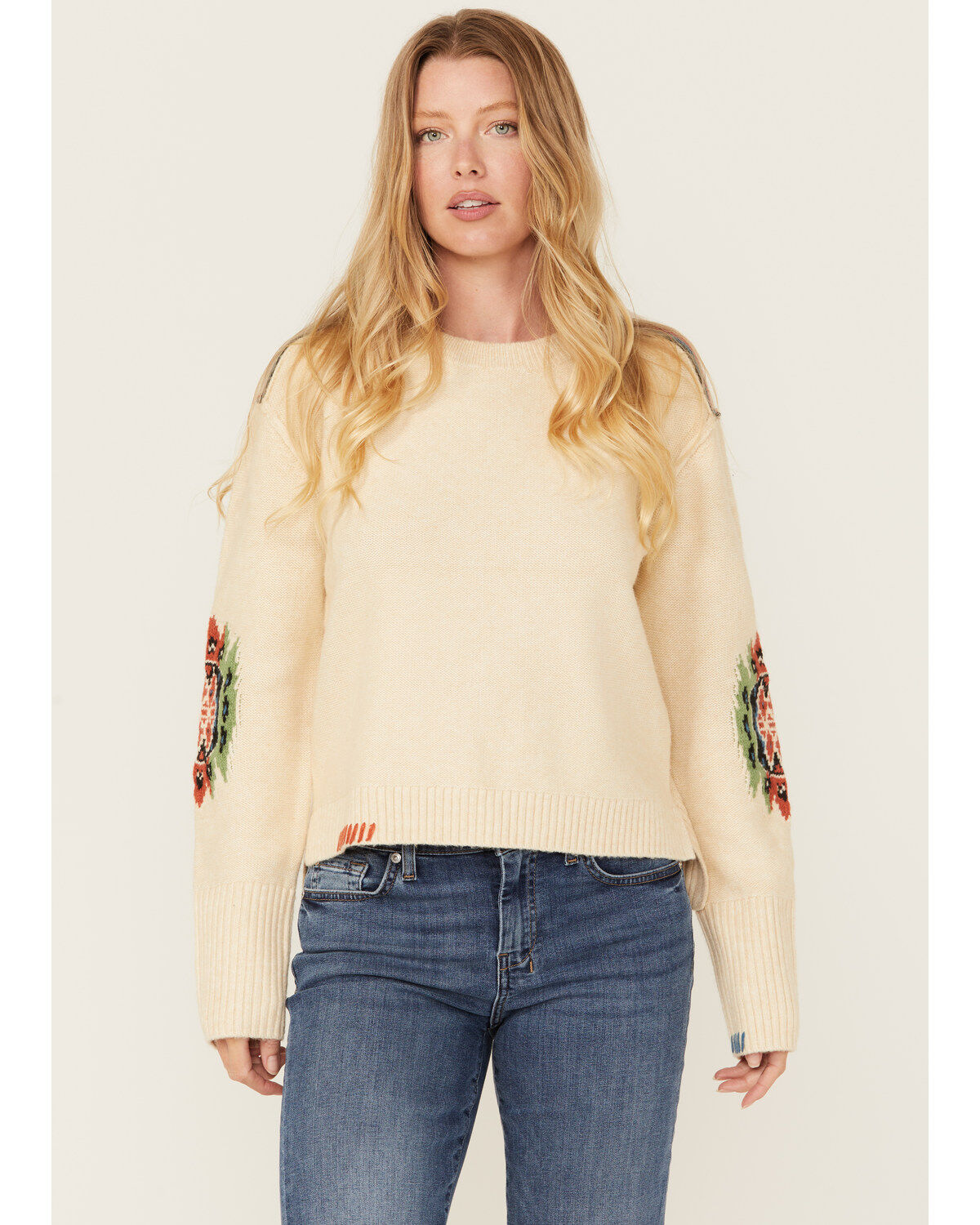 Cleo + Wolf Women's Colbie Southwestern Print Sweater