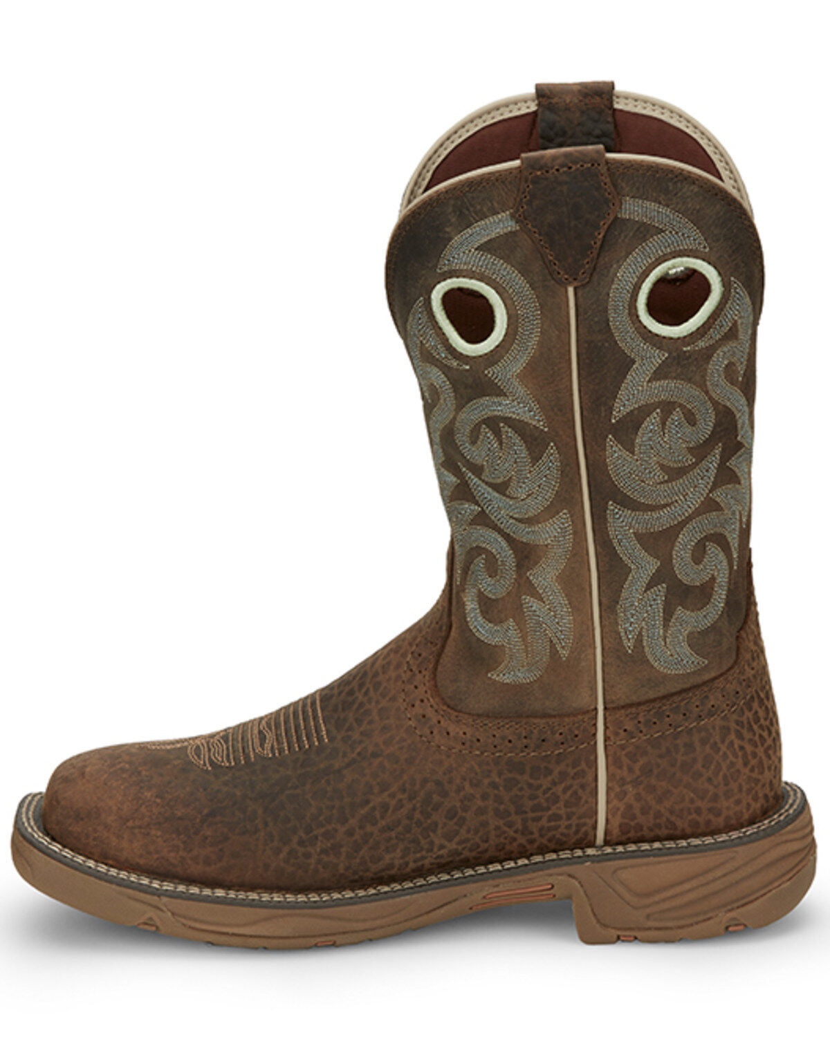 Justin Men's 11" Rush Western Boots - Broad Square Toe