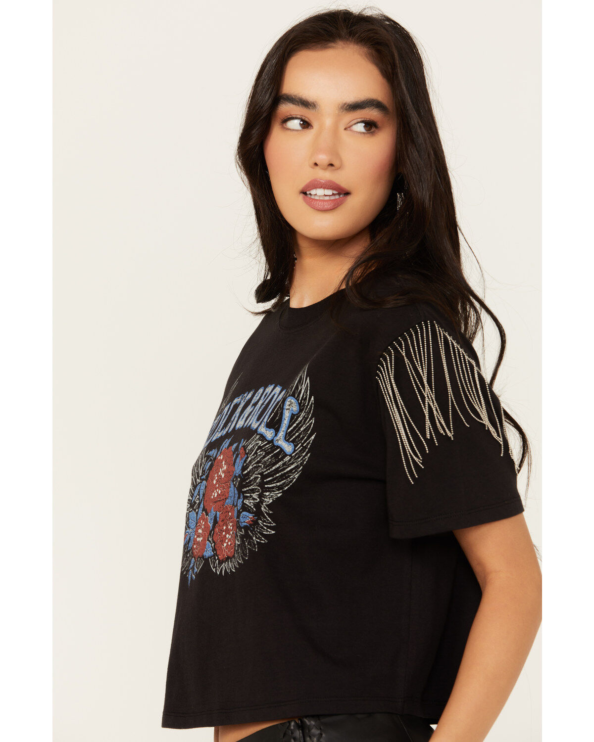 Idyllwind Women's Robin Rock & Roll Embellished Short Sleeve Graphic Tee