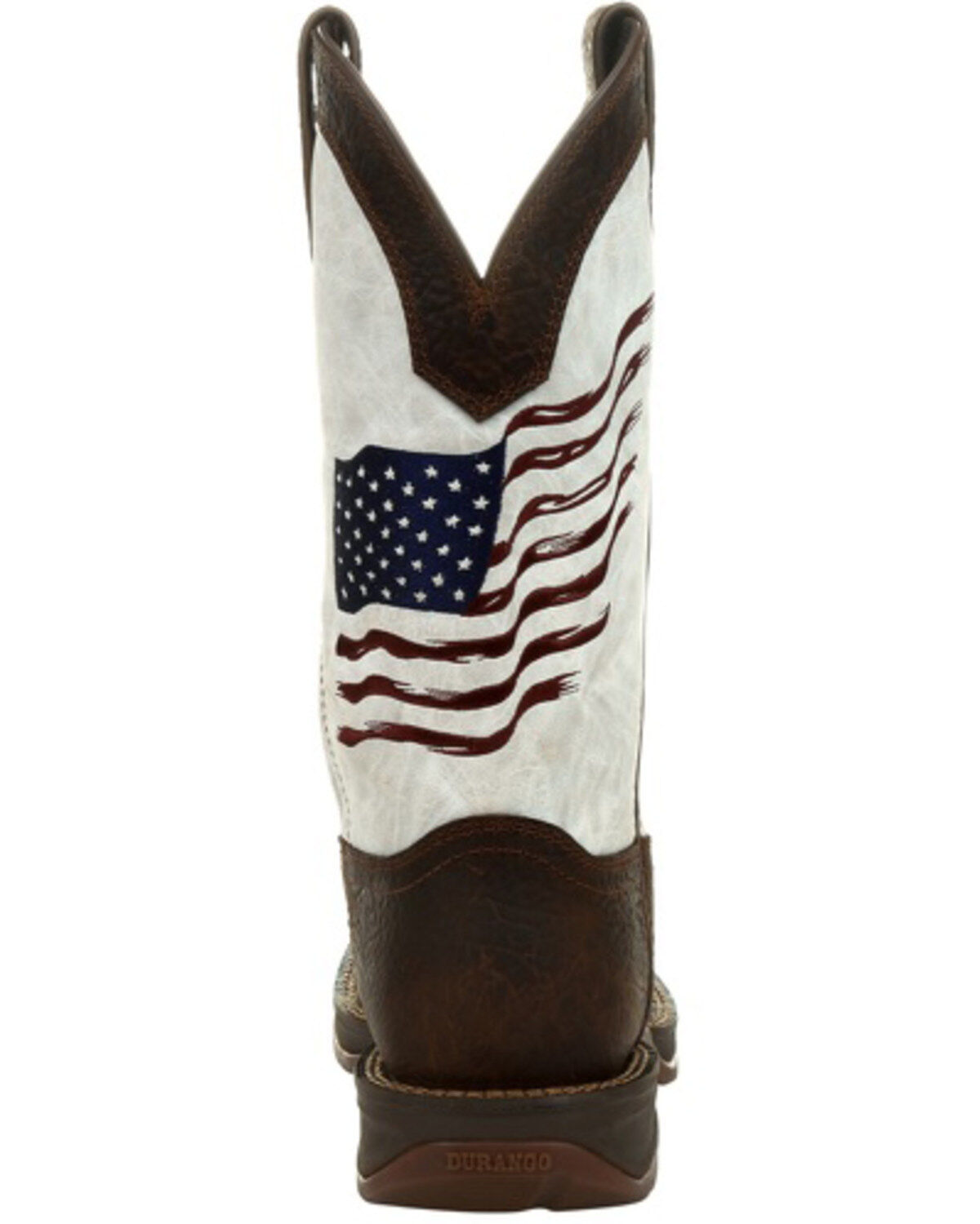 Durango Men's Flag Embroidery Western Performance Boots - Square Toe
