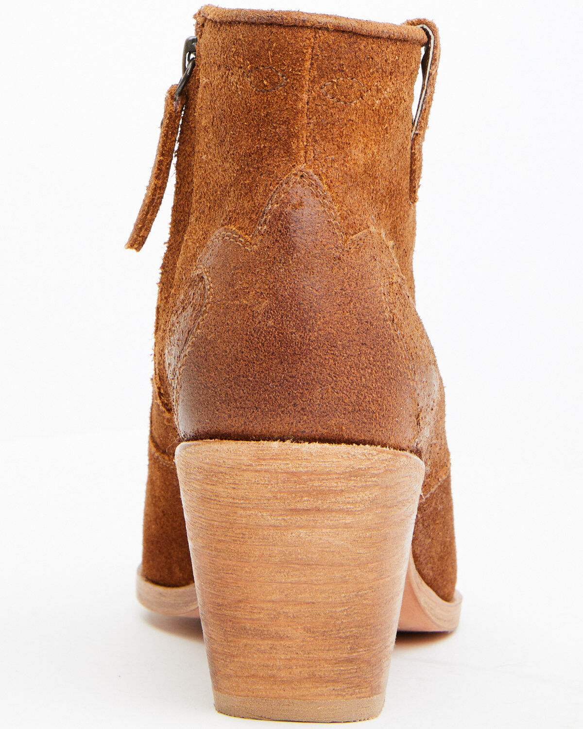 Shyanne Women's Jodi Suede Leather Booties - Round Toe