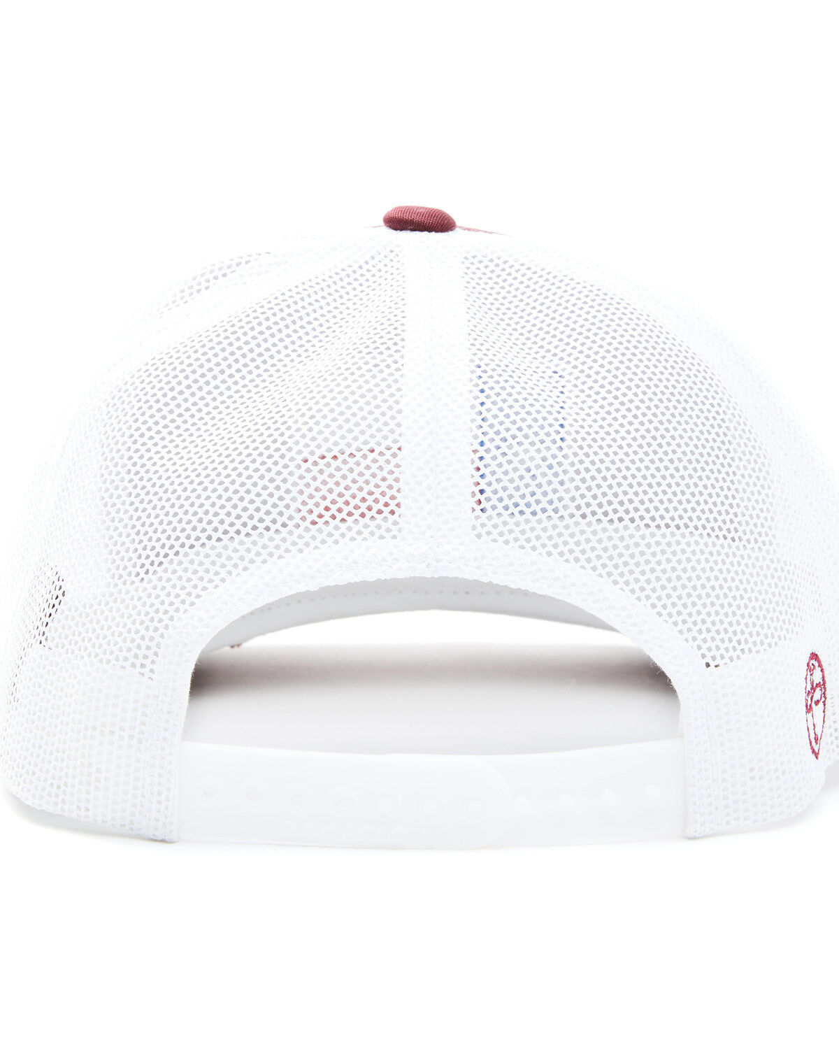 Oil Field Hats' Men's Red & White Texas Flag Patch Mesh-Back Ball Cap