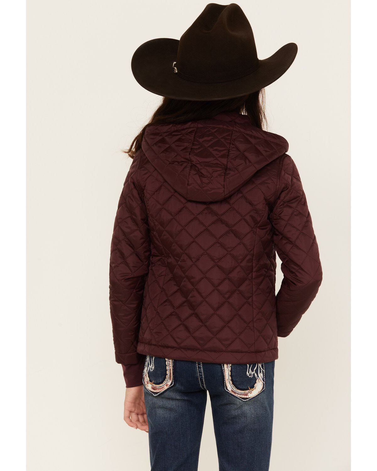 Shyanne Girl's Diamond Hooded Puffer Jacket