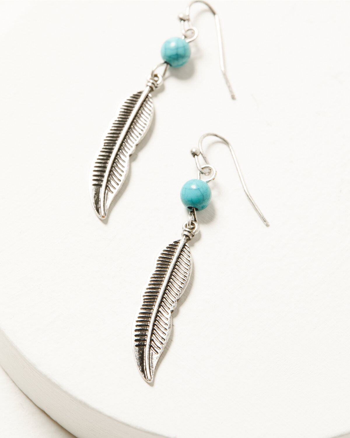 Shyanne Women's Cactus Feather Hoop Earring Set - 3 Piece