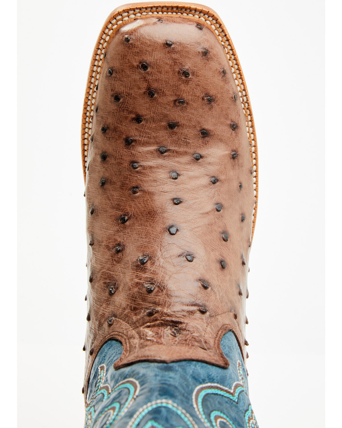 Hyer Men's Jetmore Exotic Ostrich Western Boots - Broad Square Toe