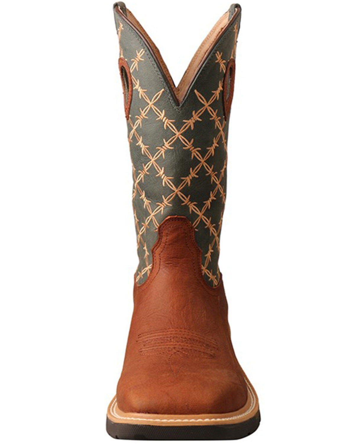 Twisted X Men's Barbed Wire Western Work Boots - Soft Toe