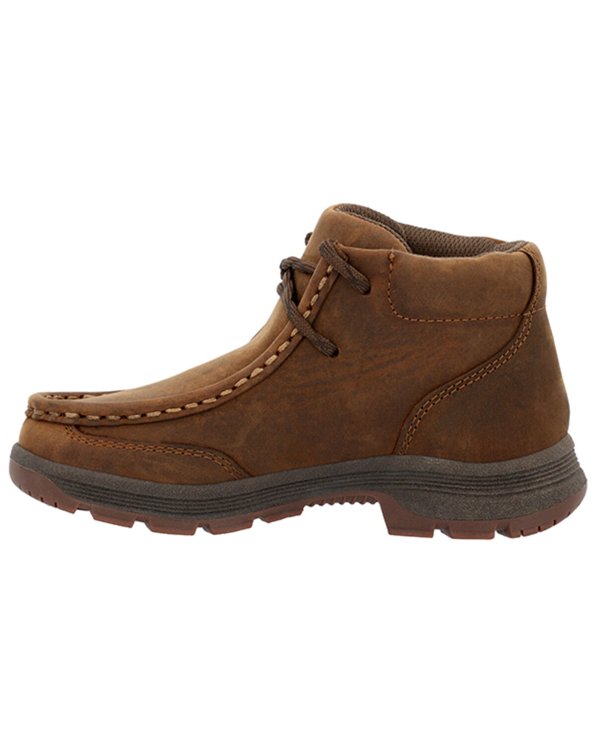 Georgia Boot Boys' Athens Superlyte Wallabe Chukka Shoes - Moc Toe