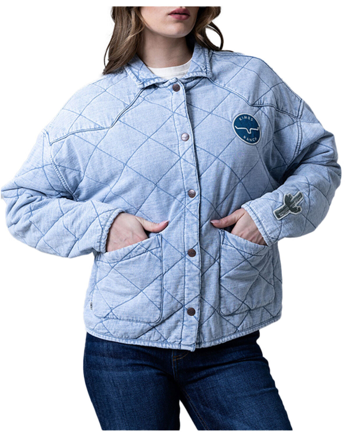 Kimes Ranch Women's Quilted Patch Jacket