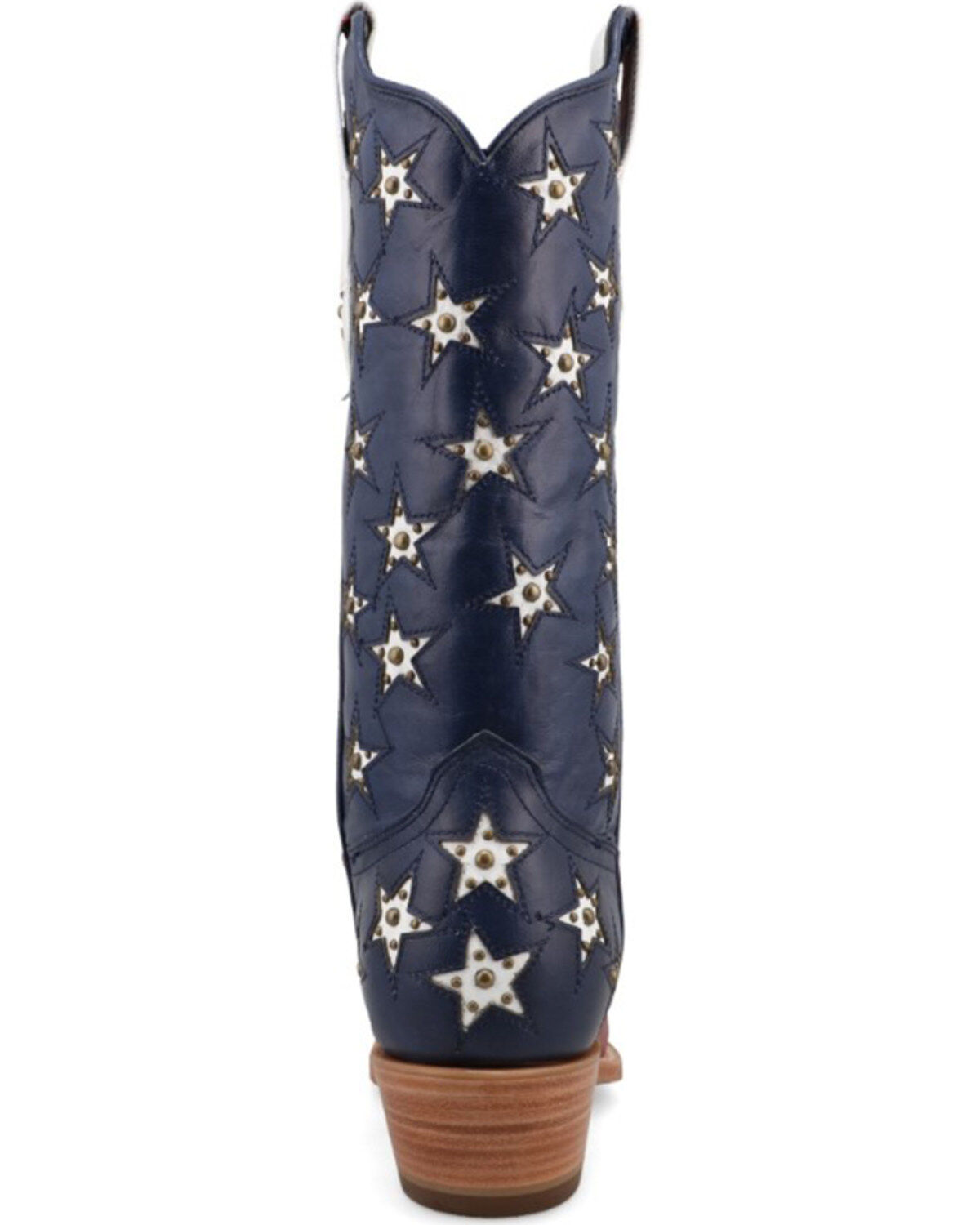 Black Star Women's Marfa Star Inlay Studded Western Boots - Snip Toe