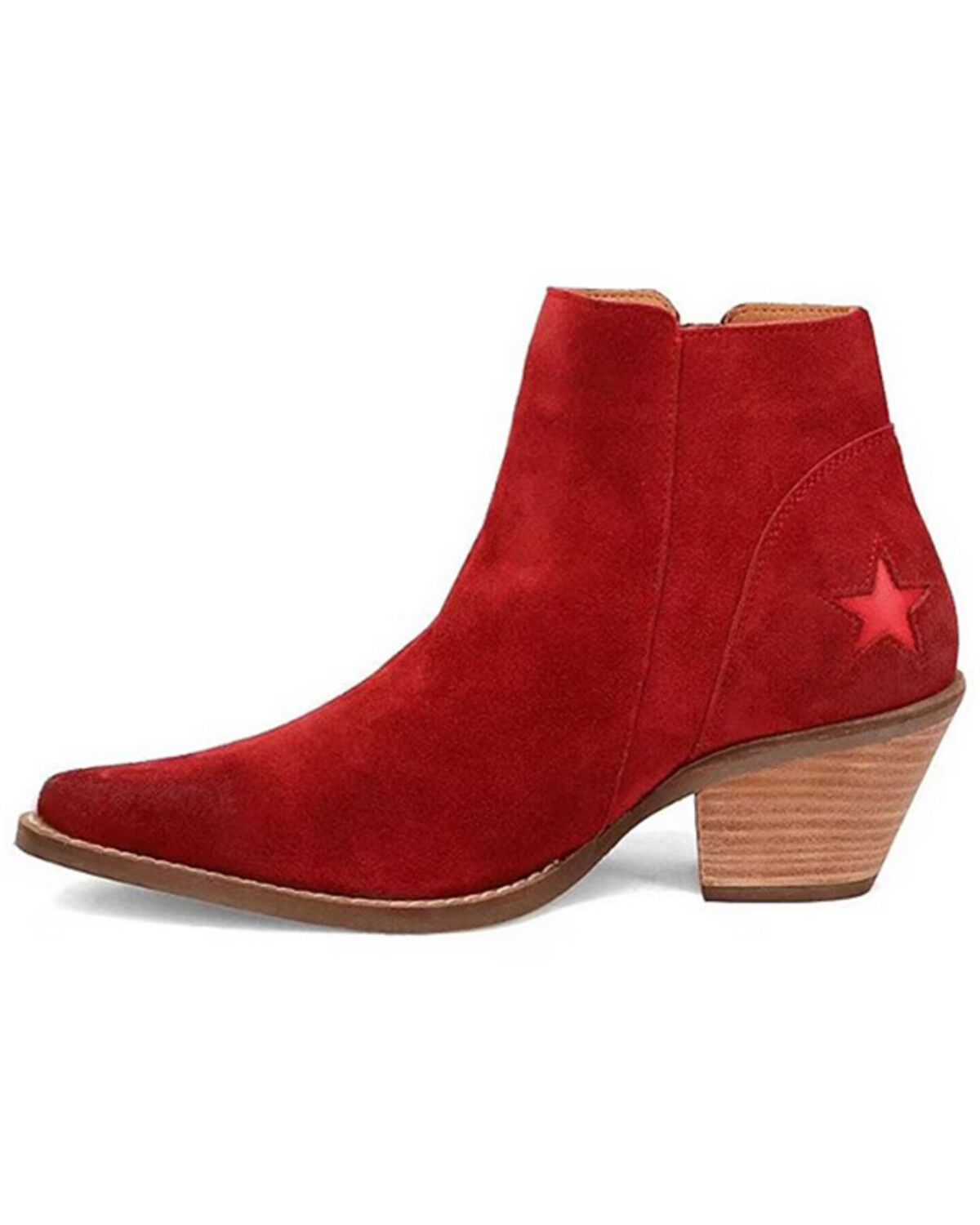 Dingo Women's Little Star Suede Western Booties - Snip Toe