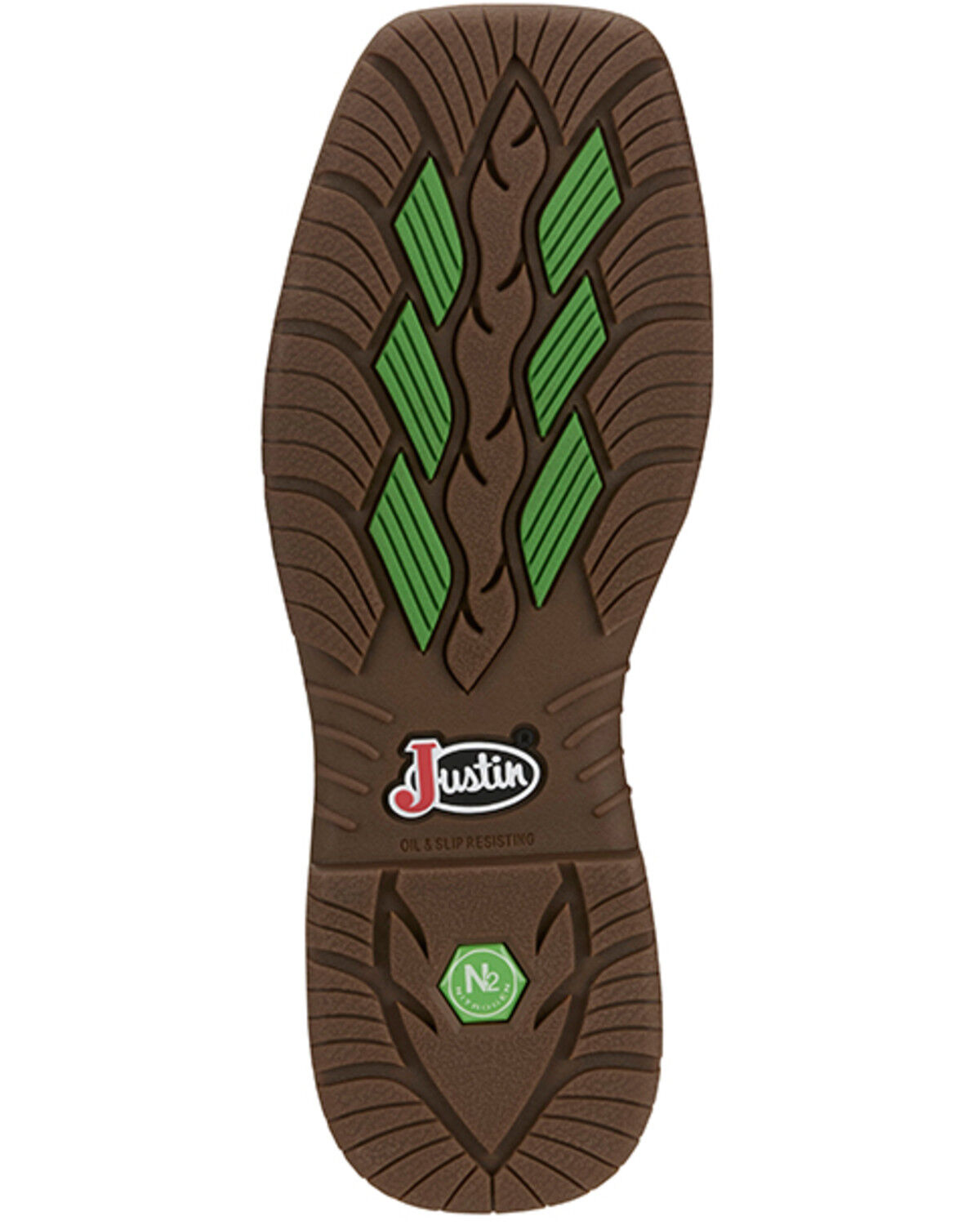 Justin Men's 11" Nitread Waterproof Work Boots  - Nano Composite Toe