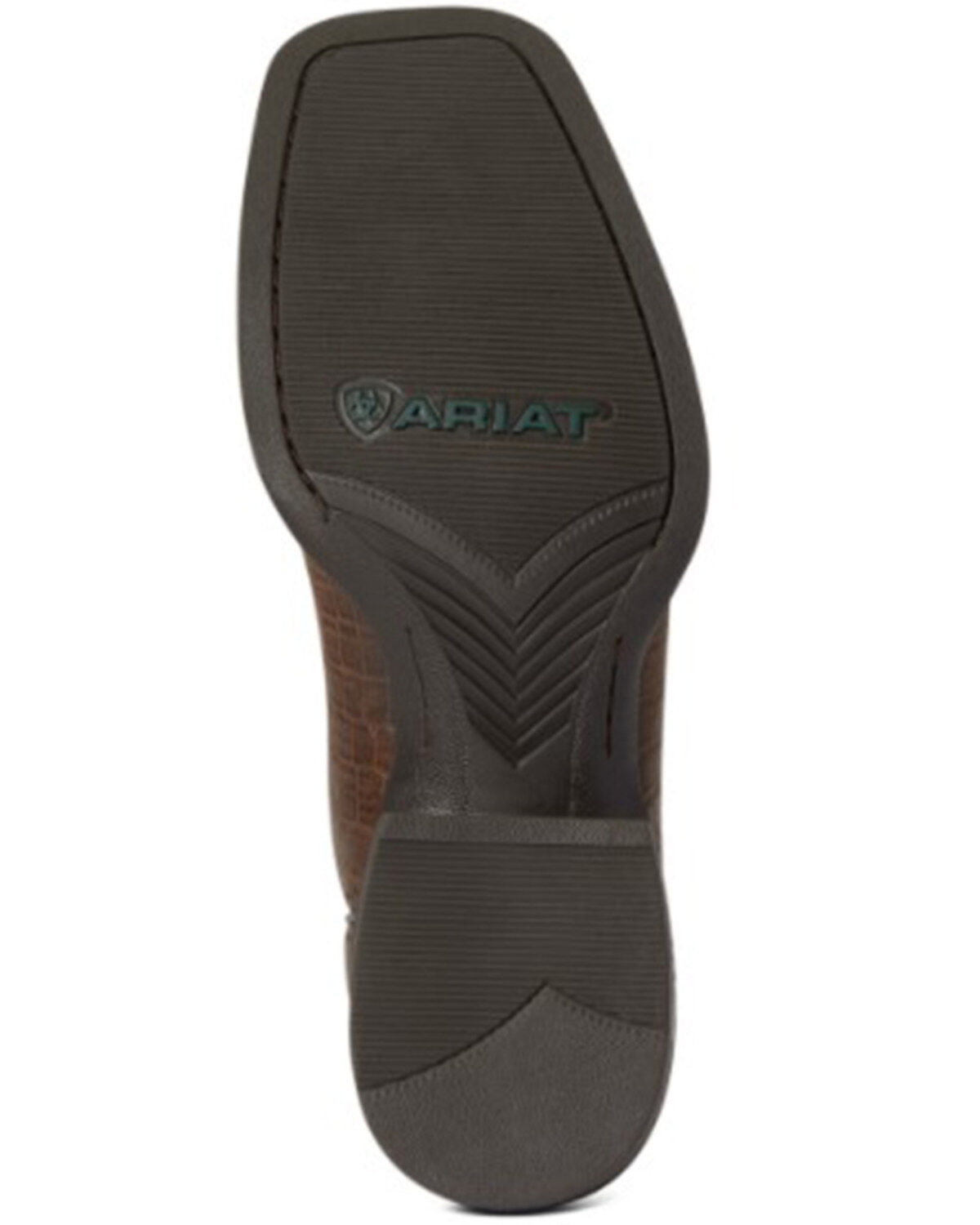 Ariat Men's Crocodile Print Sport Buckout Western Performance Boots - Broad Square Toe