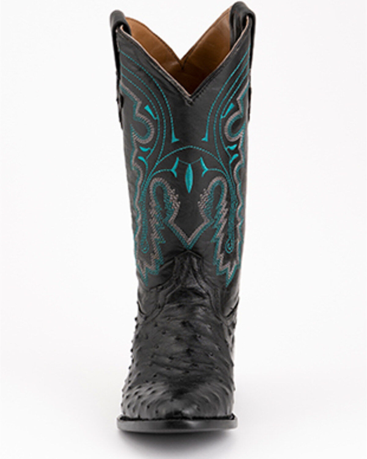 Ferrini Men's Colt Exotic Full-Quill Ostrich Western Boots - Round Toe