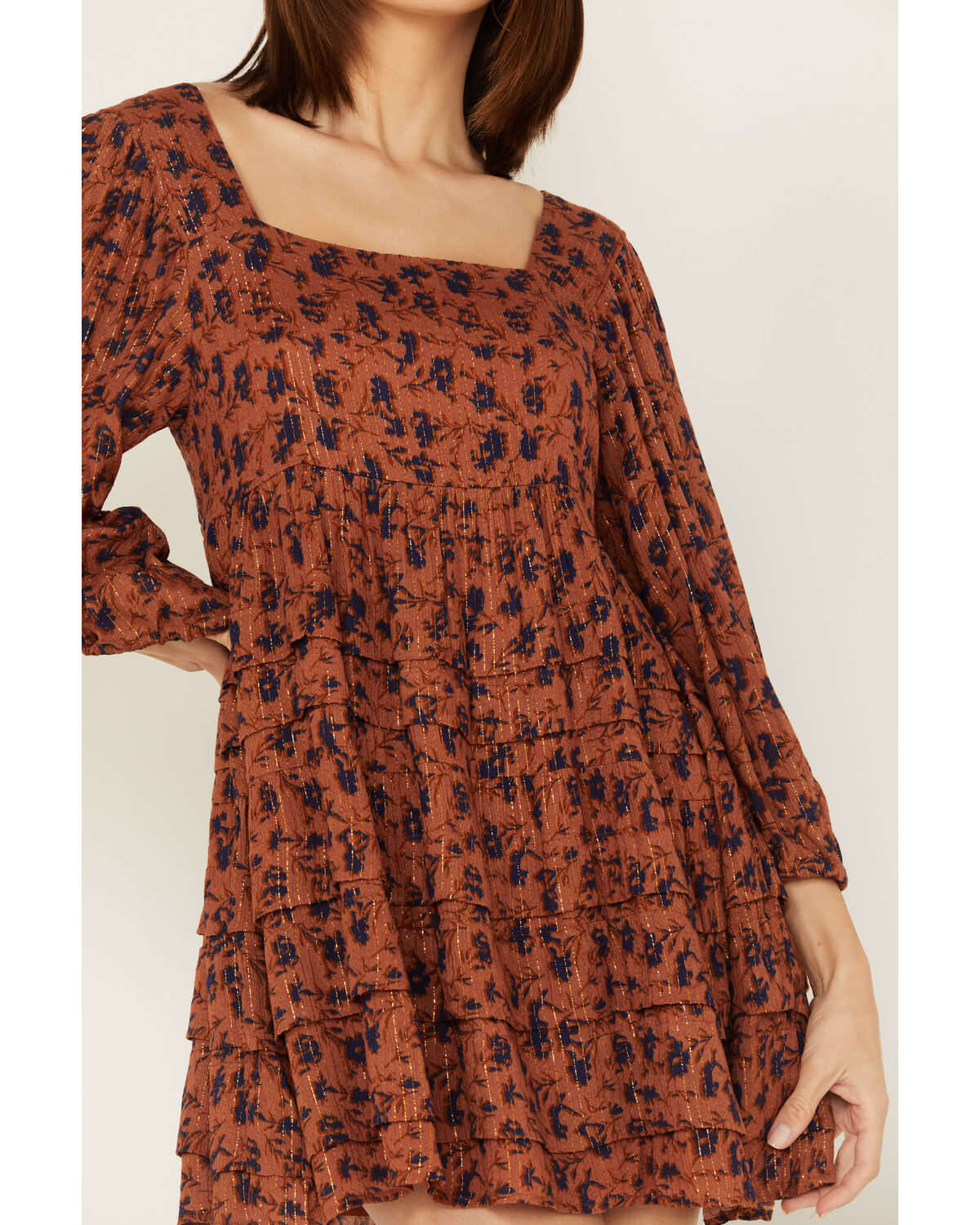 Jen's Pirate Booty Women's Floral Print Wildflower Iza Mini Dress