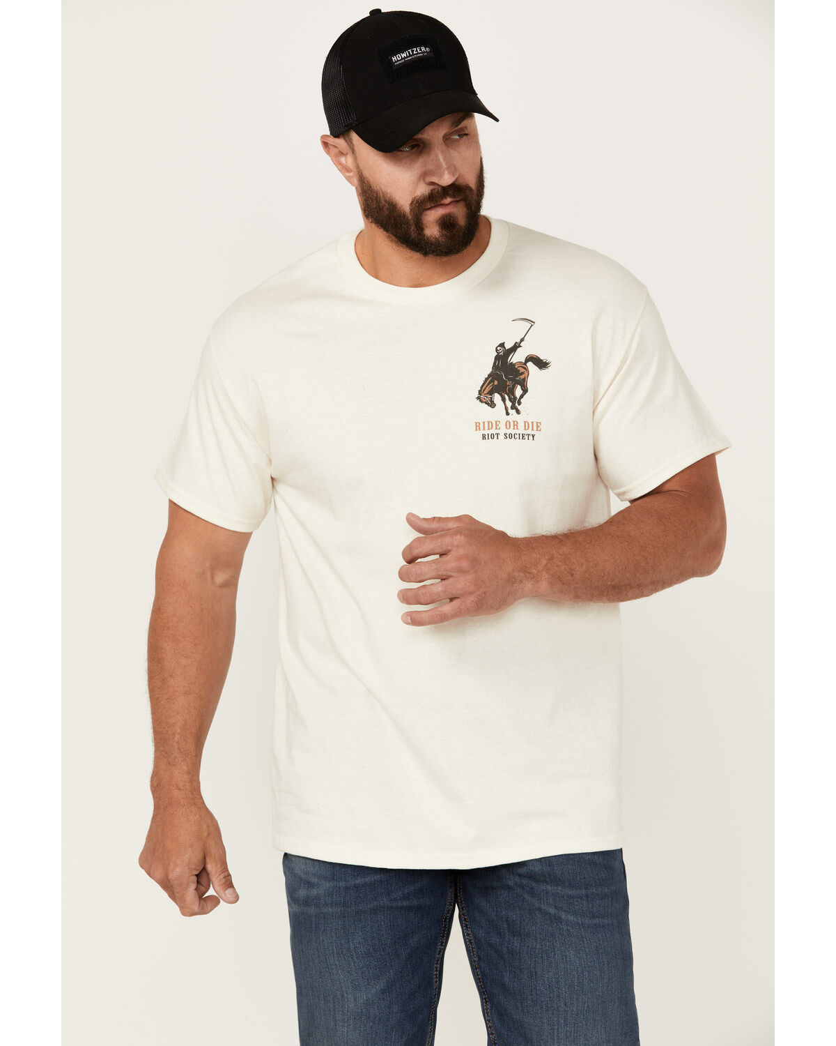 Riot Society Men's Boot Barn Exclusive Rodeo Reaper Short Sleeve Graphic T-Shirt