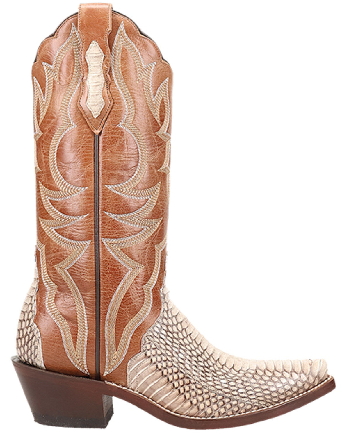 Dan Post Women's Exotic Snake Western Boots - Snip Toe