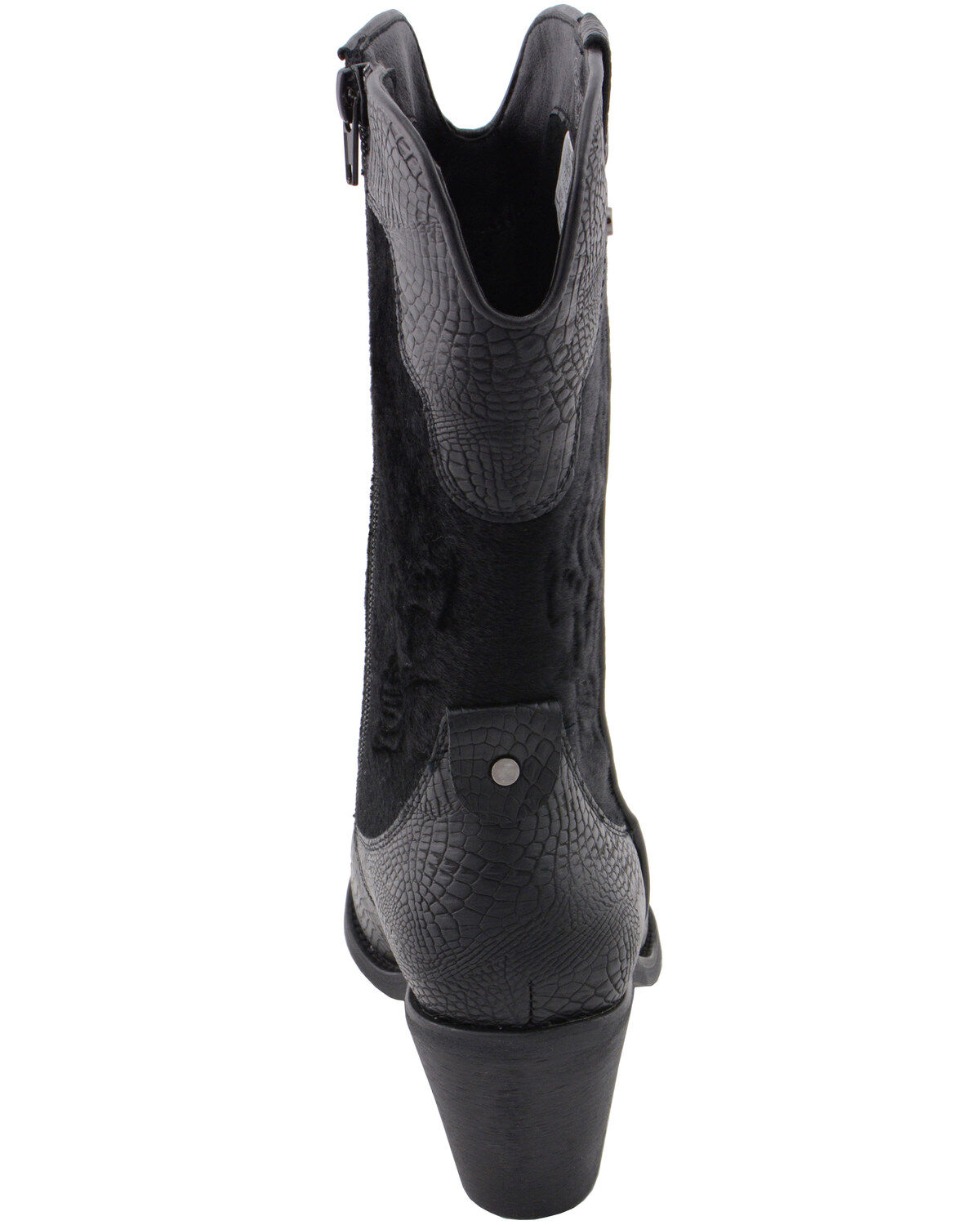 Milwaukee Leather Women's Snake Print Western Boots - Round Toe