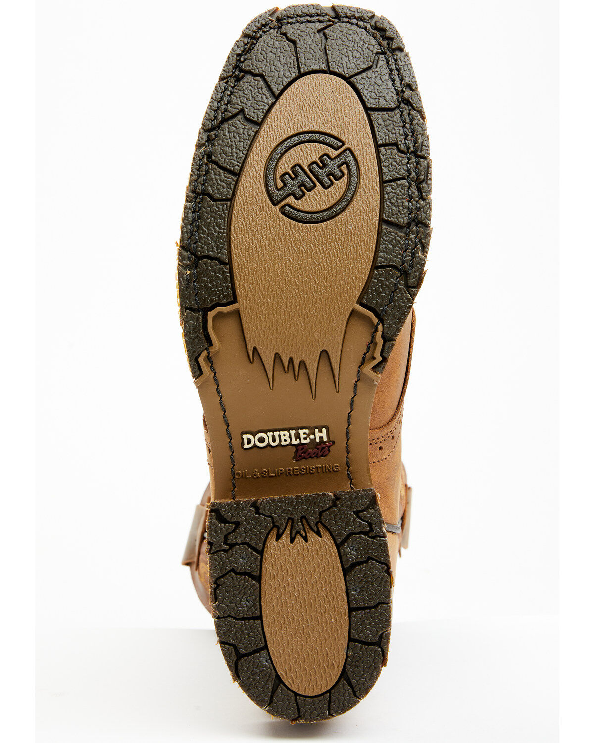 Double H Men's Boot Barn Exclusive 11" Domestic I.C.E® Saddle Vamp Western Boots - Broad Square Toe