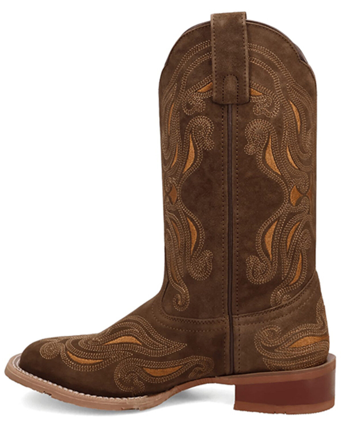 Laredo Women's Millie Suede Western Boots - Broad Square Toe