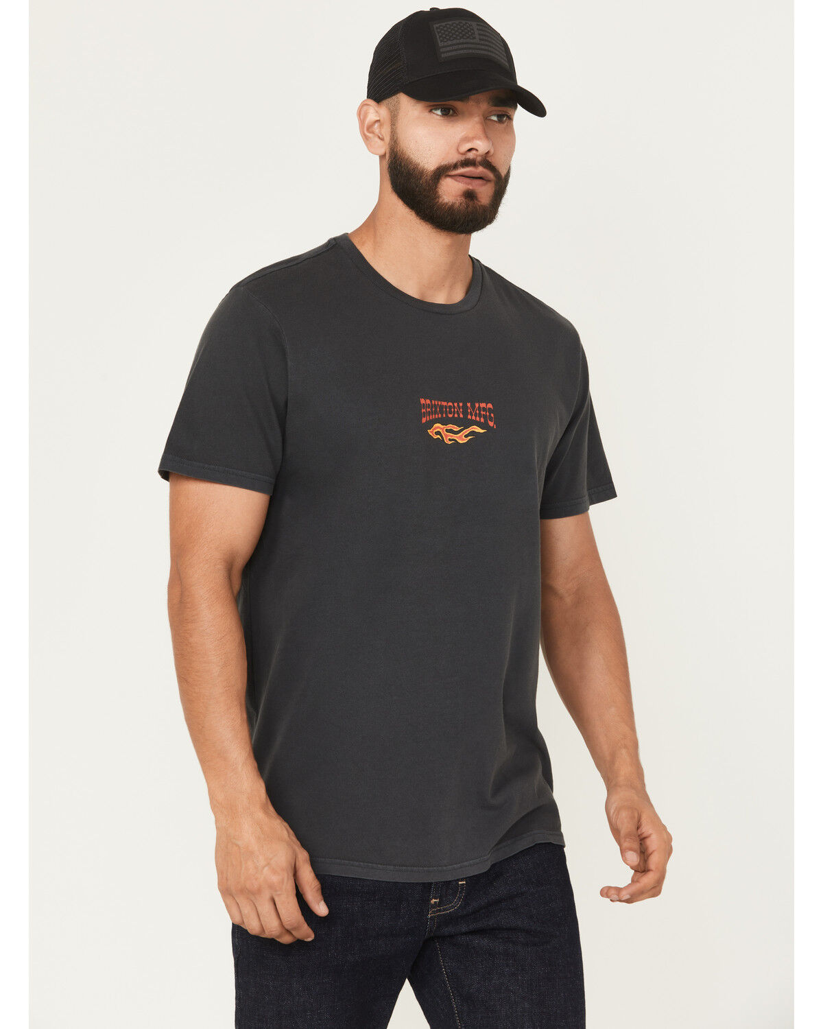 Brixton Men's Hardee Snake Short Sleeve Graphic T-Shirt