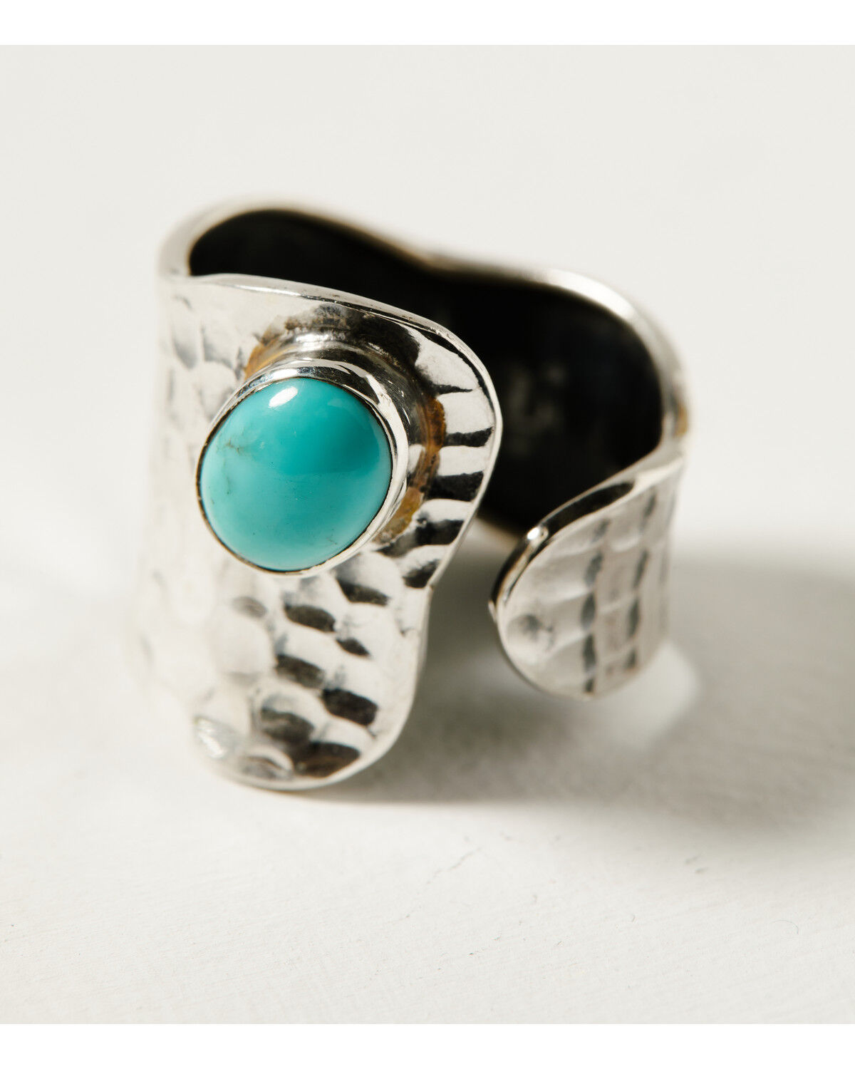 Paige Wallace Women's Hammered Turquoise Ring